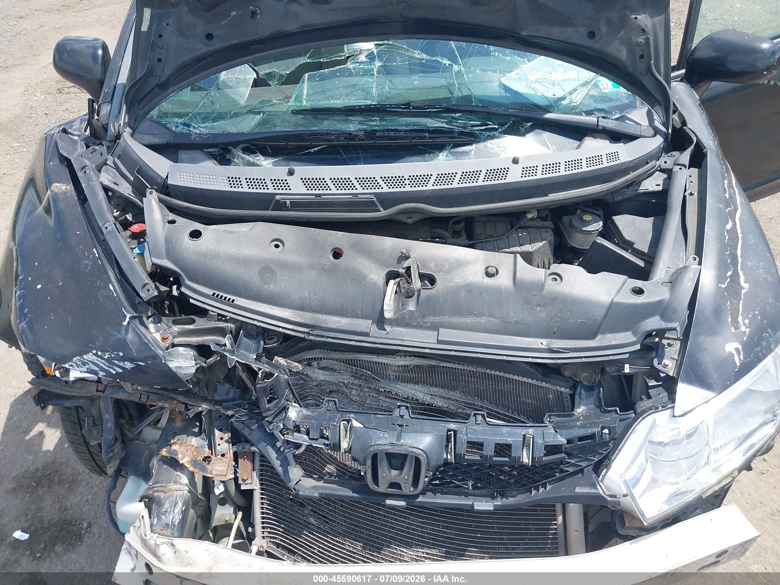 2011 Honda Civic Lx Black vin: 19XFA1F50BE002907