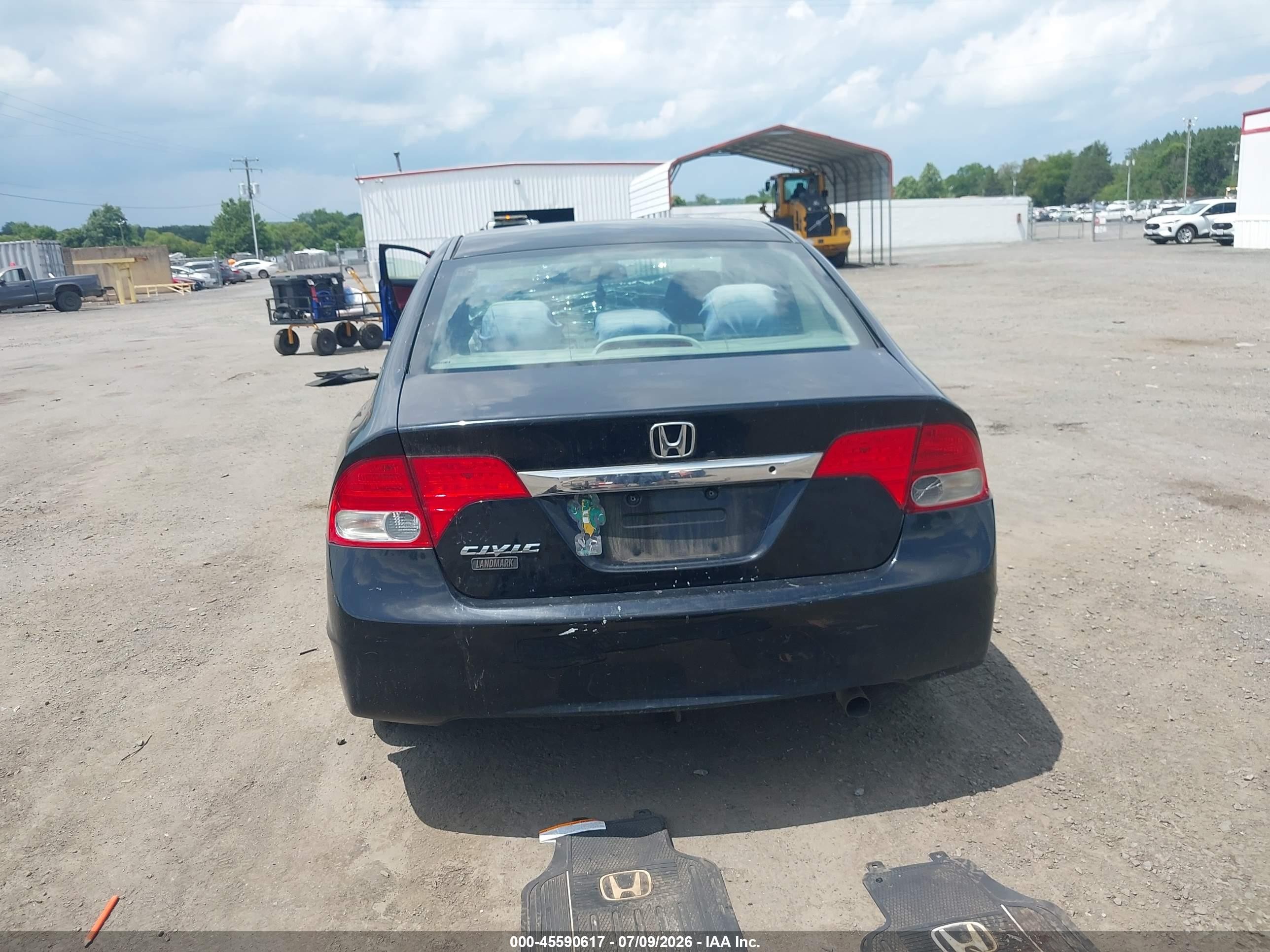 2011 Honda Civic Lx Black vin: 19XFA1F50BE002907