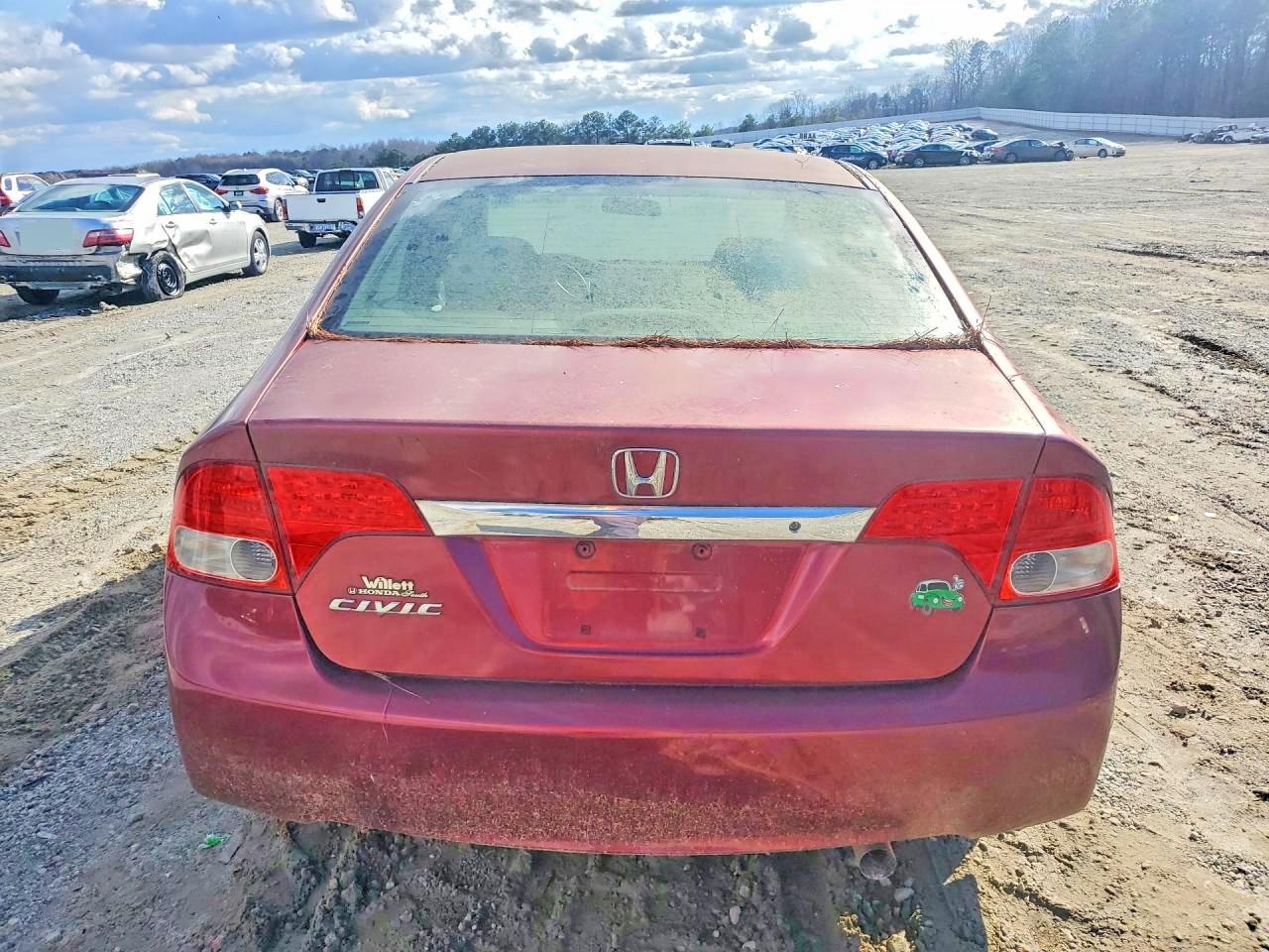 2011 Honda Civic Lx Темно-бордовый vin: 19XFA1F50BE008397