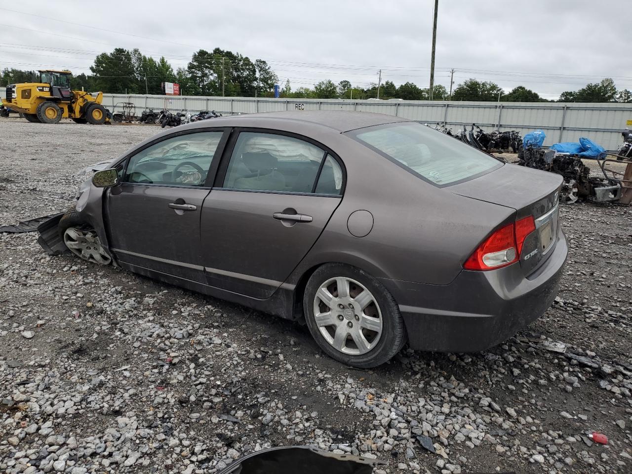 2011 Honda Civic Lx Gray vin: 19XFA1F50BE016516