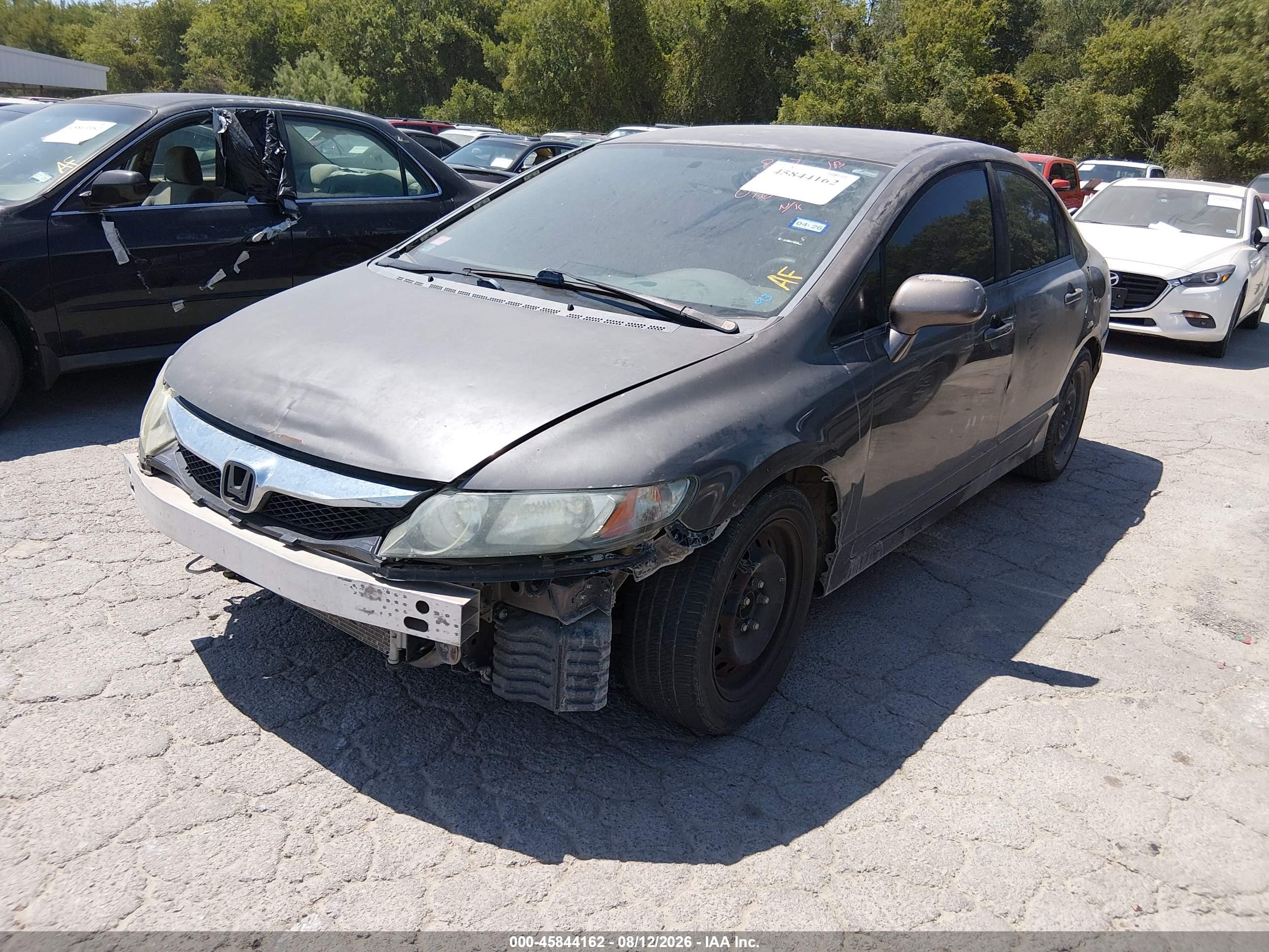 2011 Honda Civic Lx Коричневый vin: 19XFA1F50BE016905