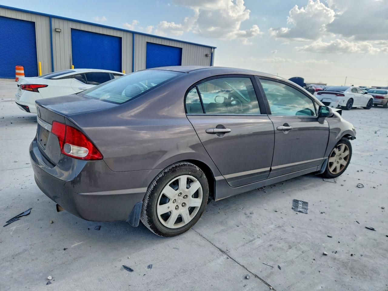 2011 Honda Civic Lx Brown vin: 19XFA1F50BE019870