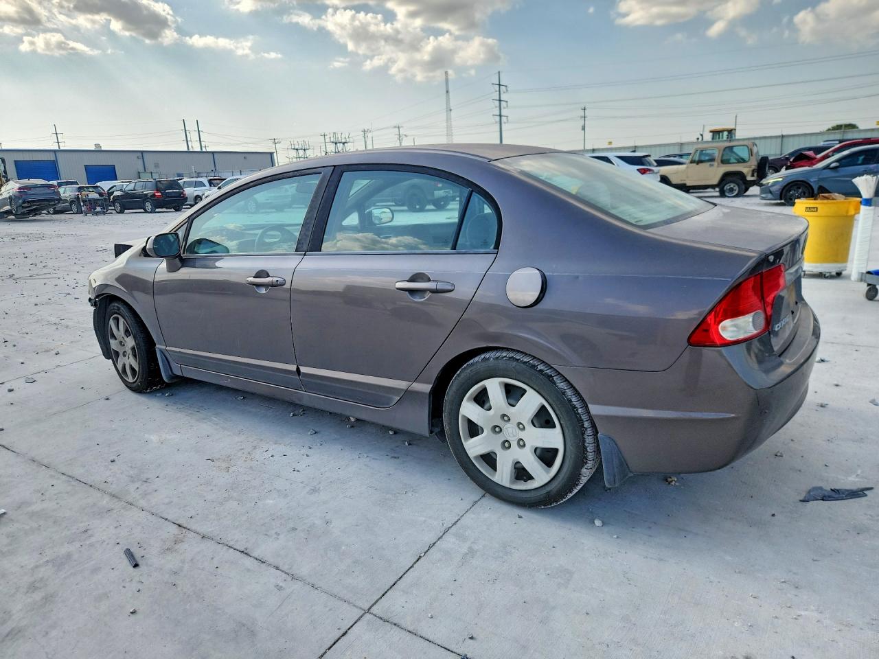 2011 Honda Civic Lx Brown vin: 19XFA1F50BE019870