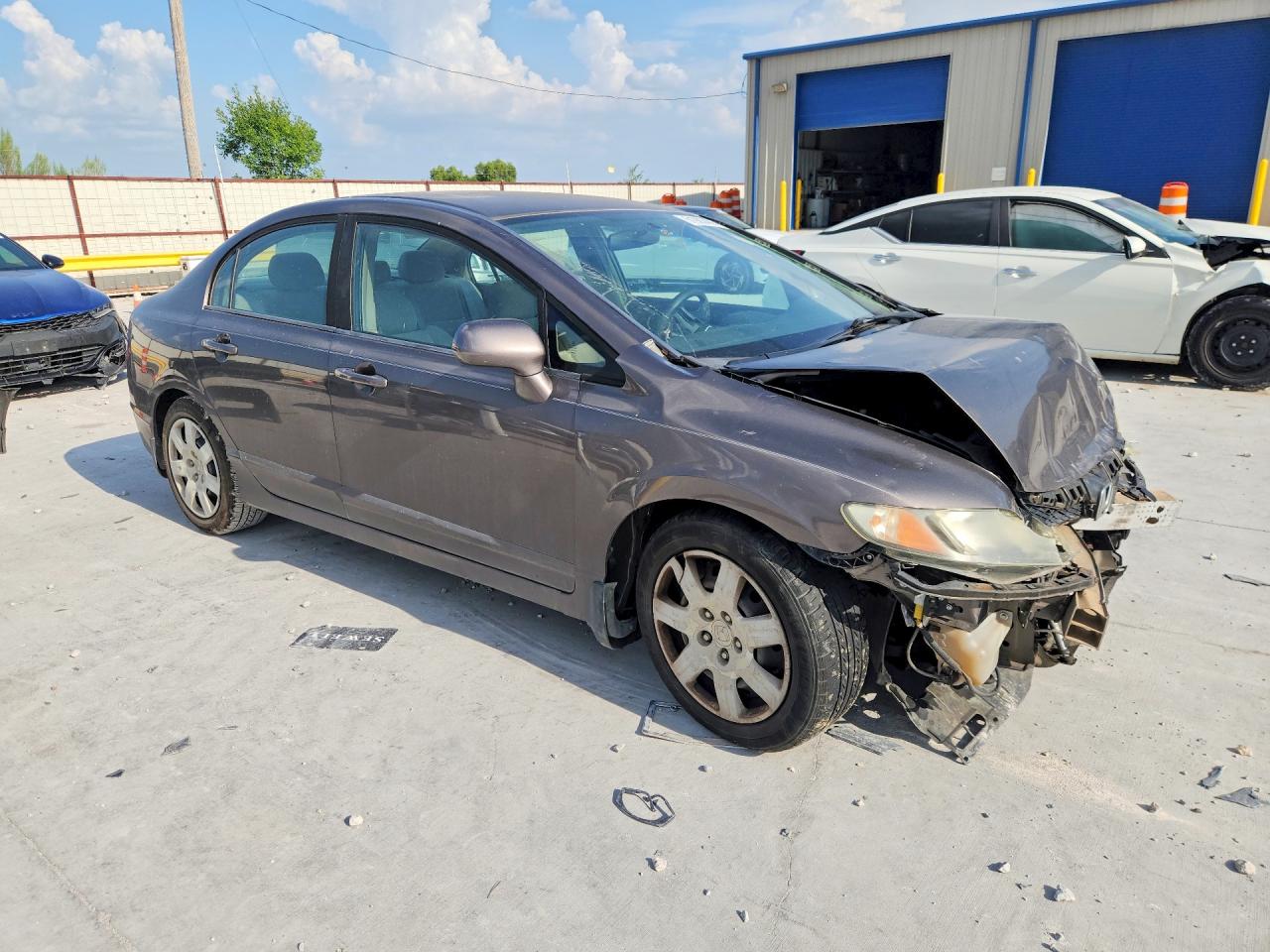 2011 Honda Civic Lx Brown vin: 19XFA1F50BE019870