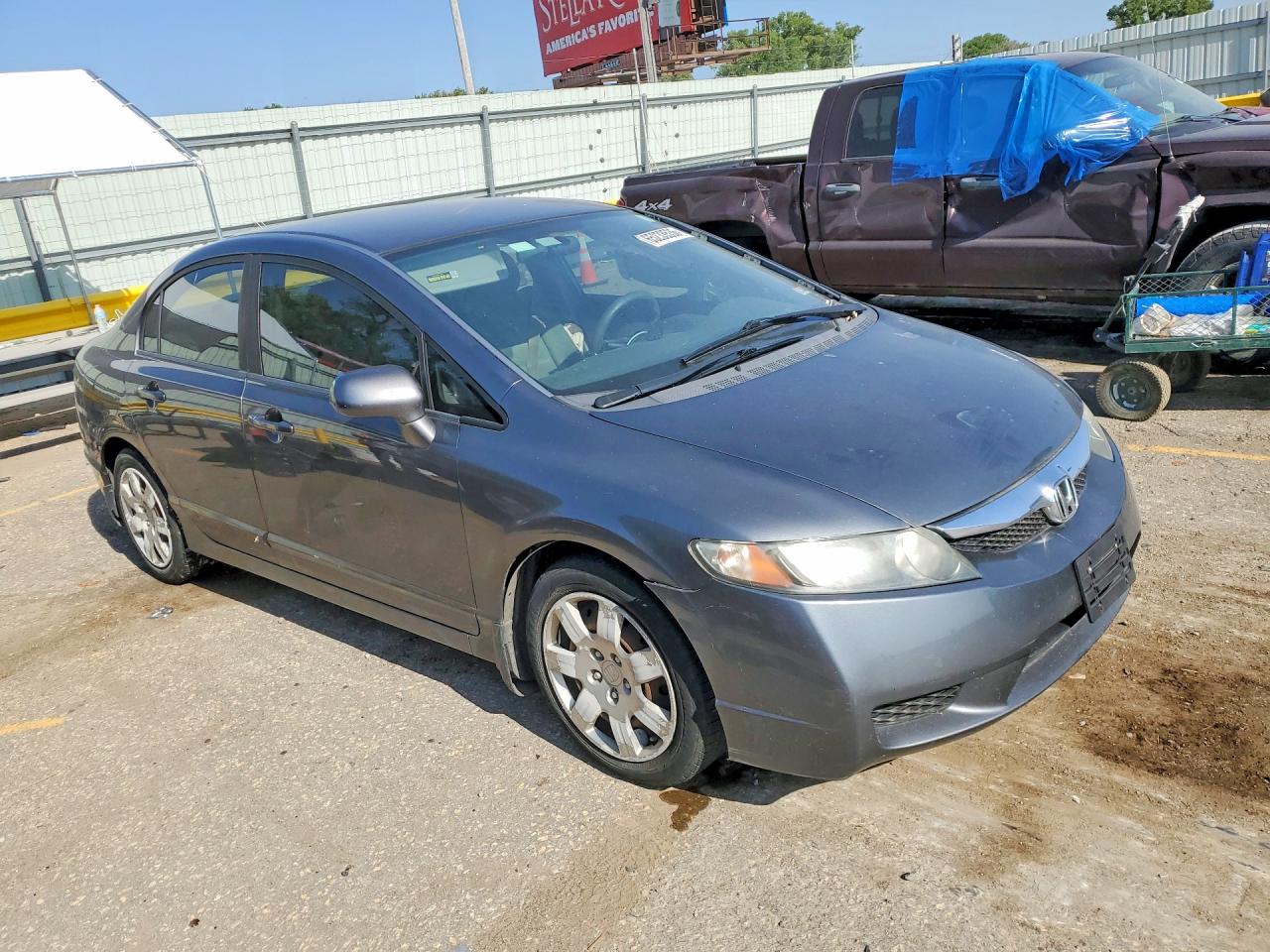 2011 Honda Civic Lx Серый vin: 19XFA1F50BE027788