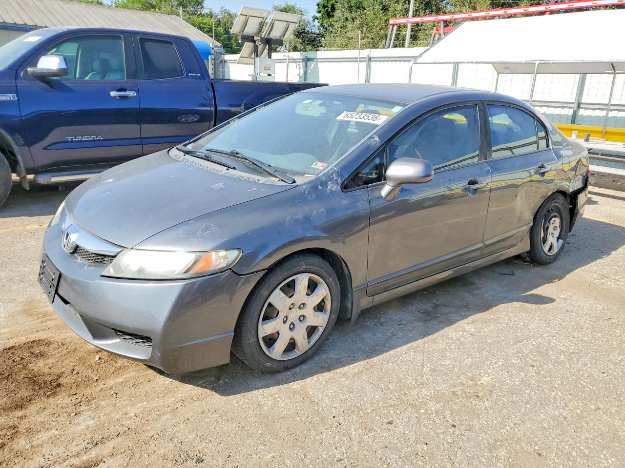 2011 Honda Civic Lx Серый vin: 19XFA1F50BE027788