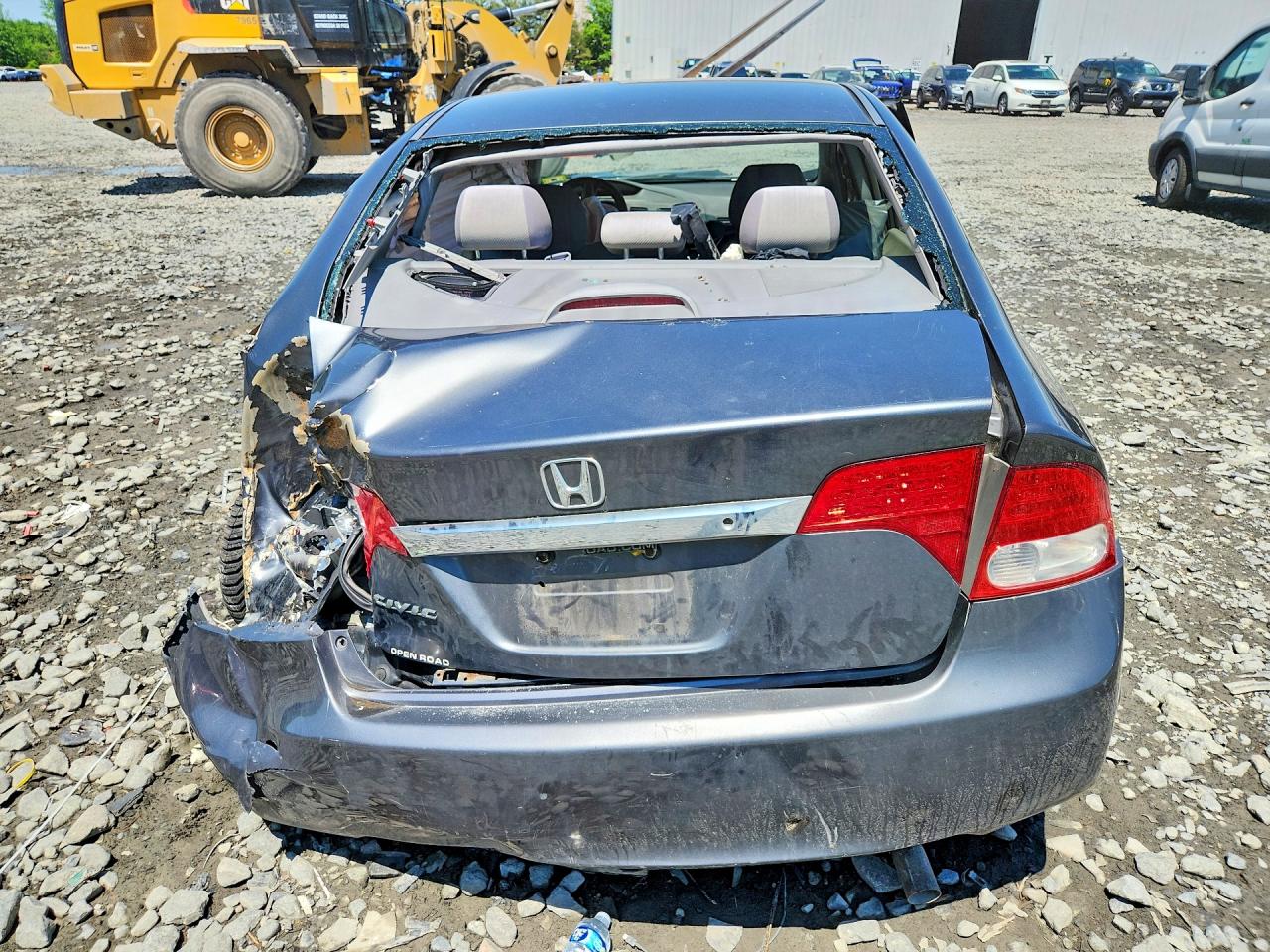 2011 Honda Civic Lx Gray vin: 19XFA1F50BE033607