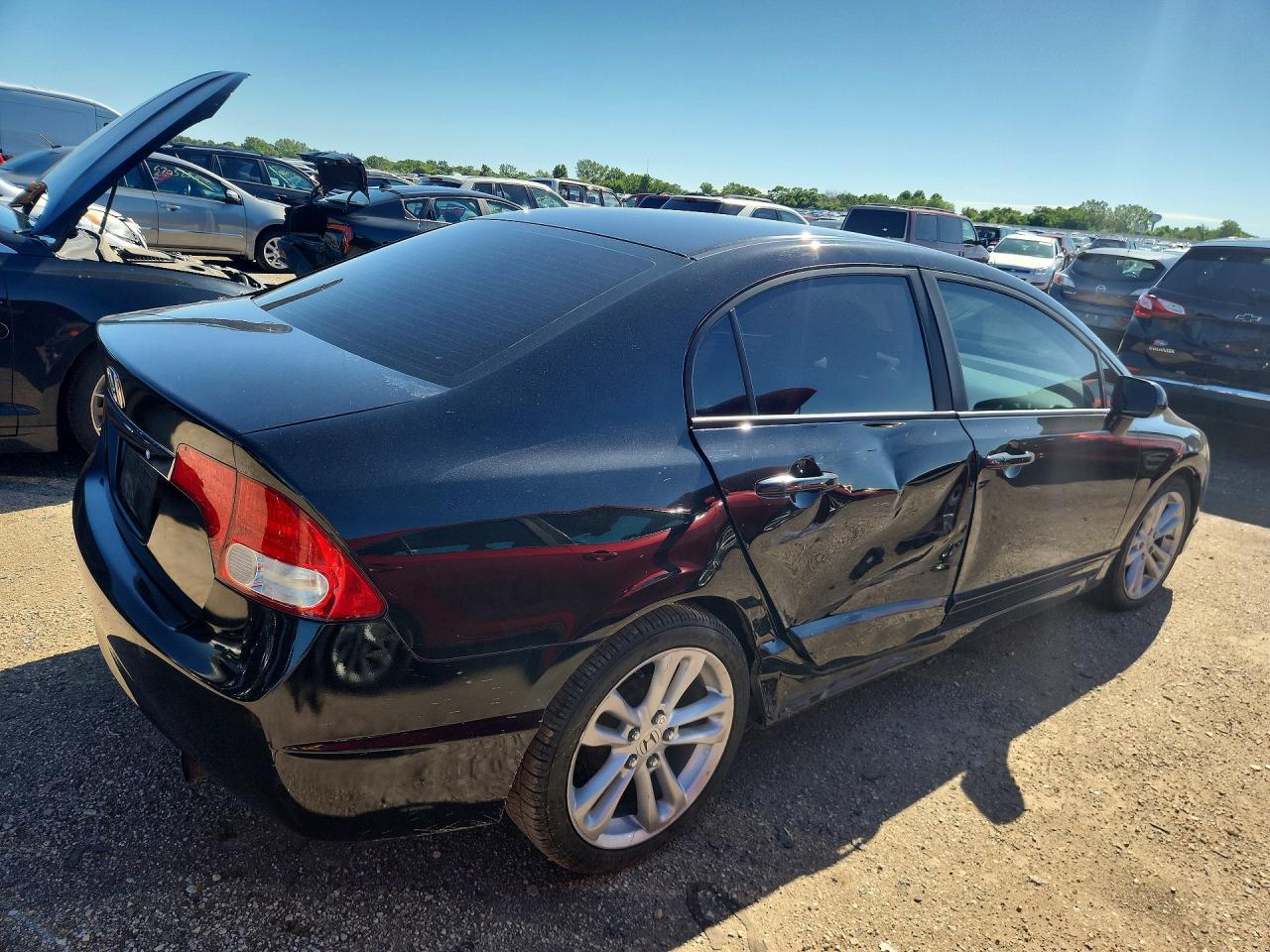 2011 Honda Civic Lx Черный vin: 19XFA1F50BE041299