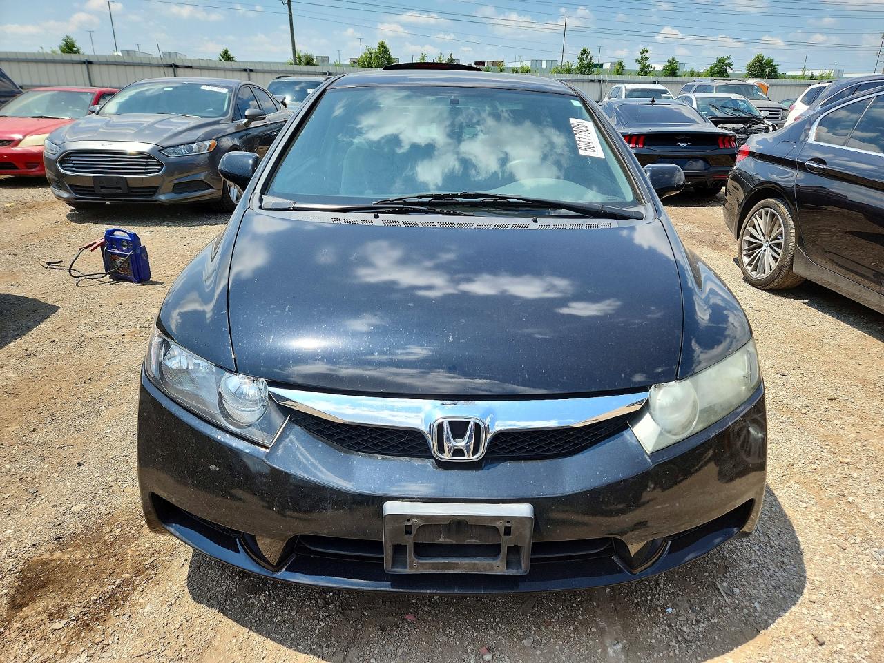 2011 Honda Civic Lx Black vin: 19XFA1F50BE047278