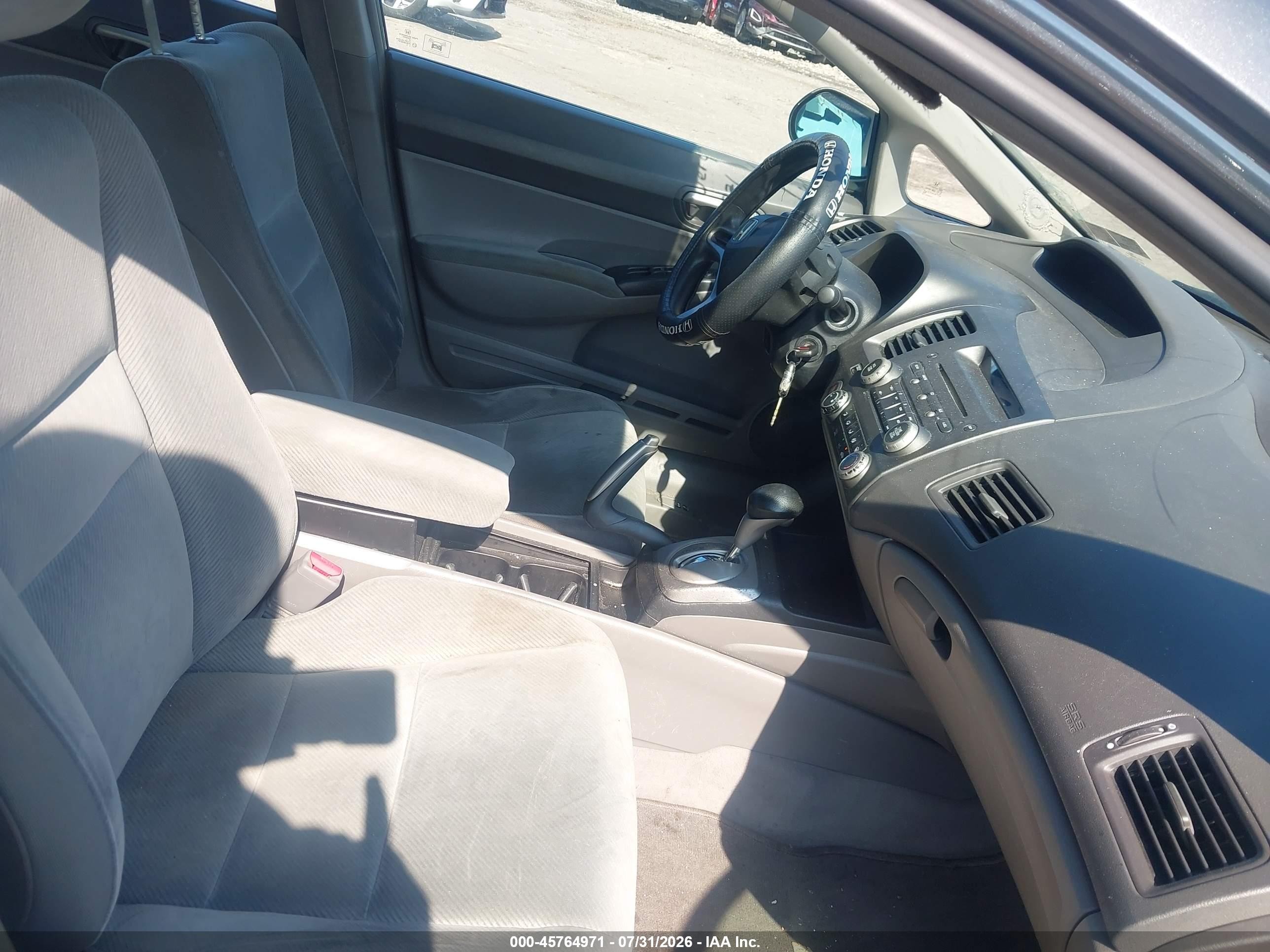 2011 Honda Civic Lx Gray vin: 19XFA1F50BE048866