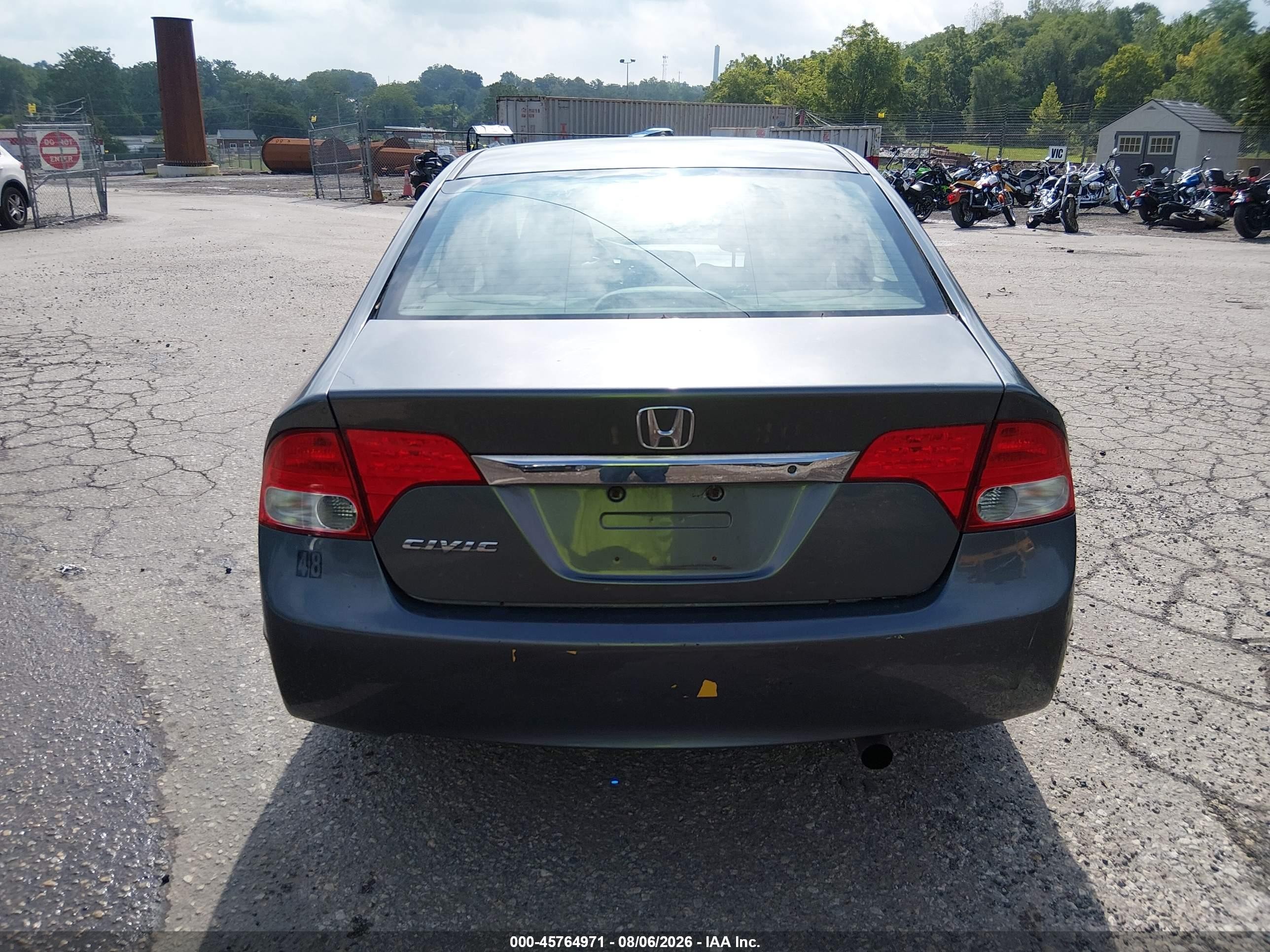 2011 Honda Civic Lx Gray vin: 19XFA1F50BE048866