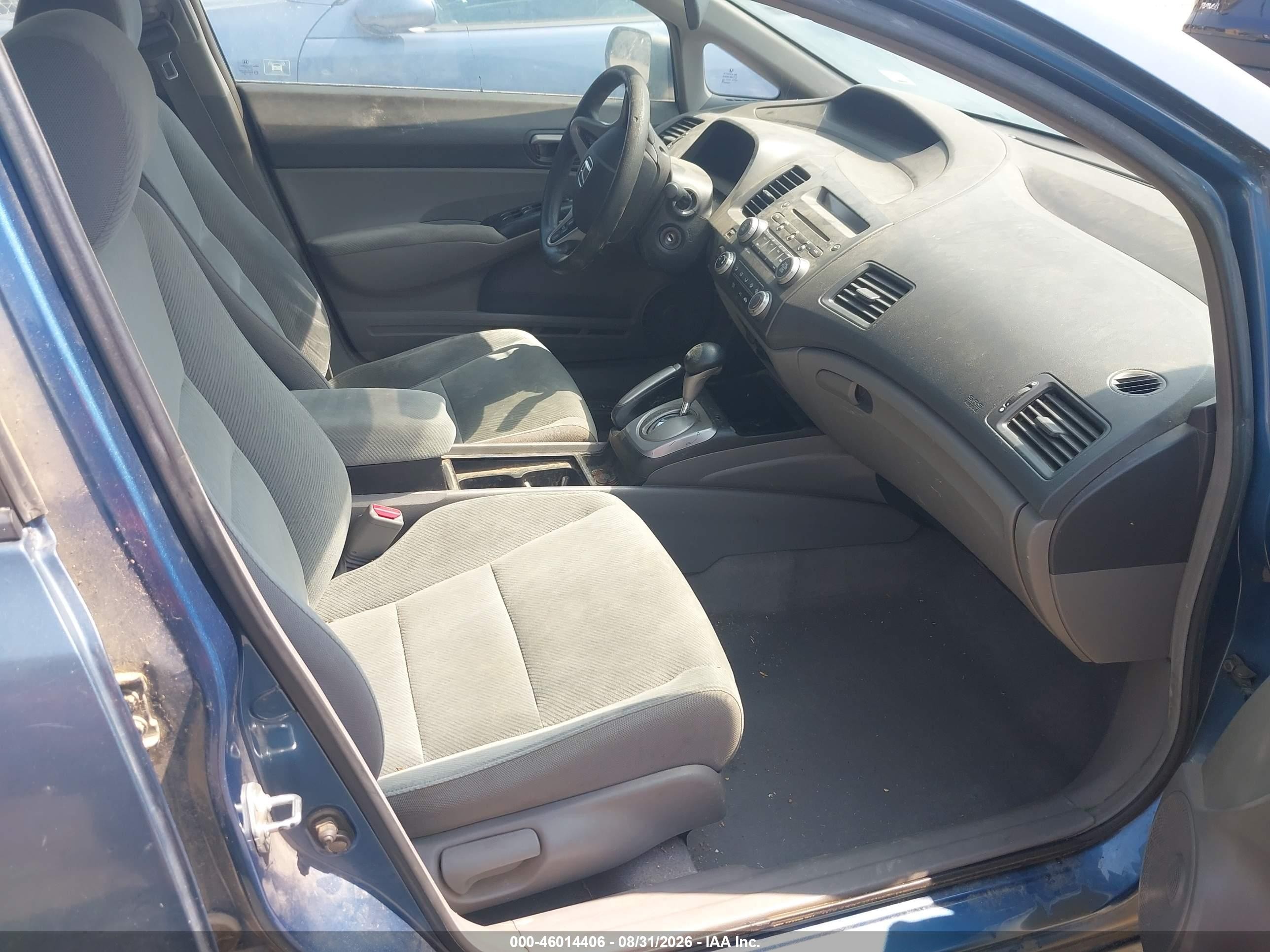 2010 Honda Civic Lx Blue vin: 19XFA1F51AE016250