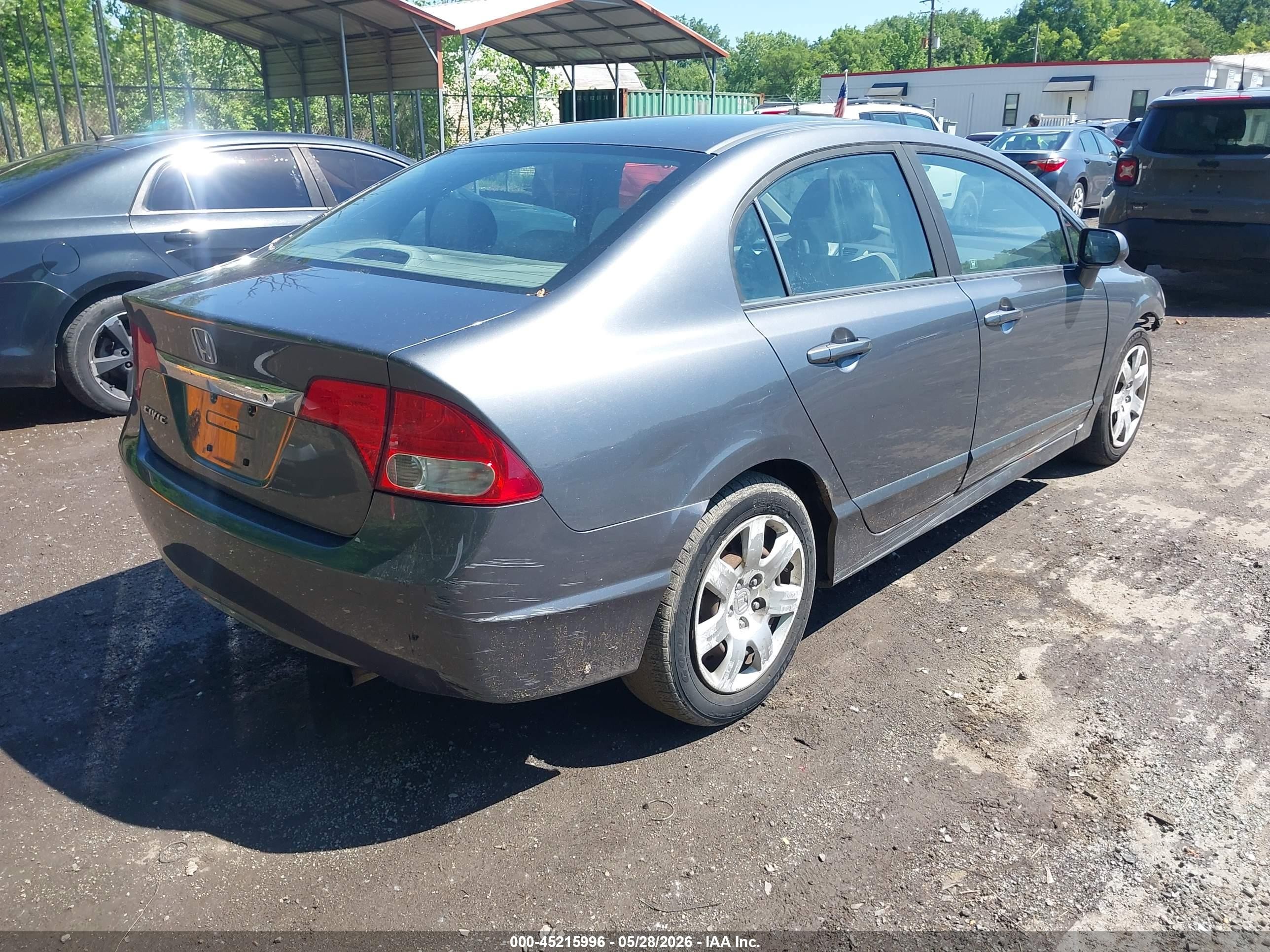 2010 Honda Civic Lx Серый vin: 19XFA1F51AE016264