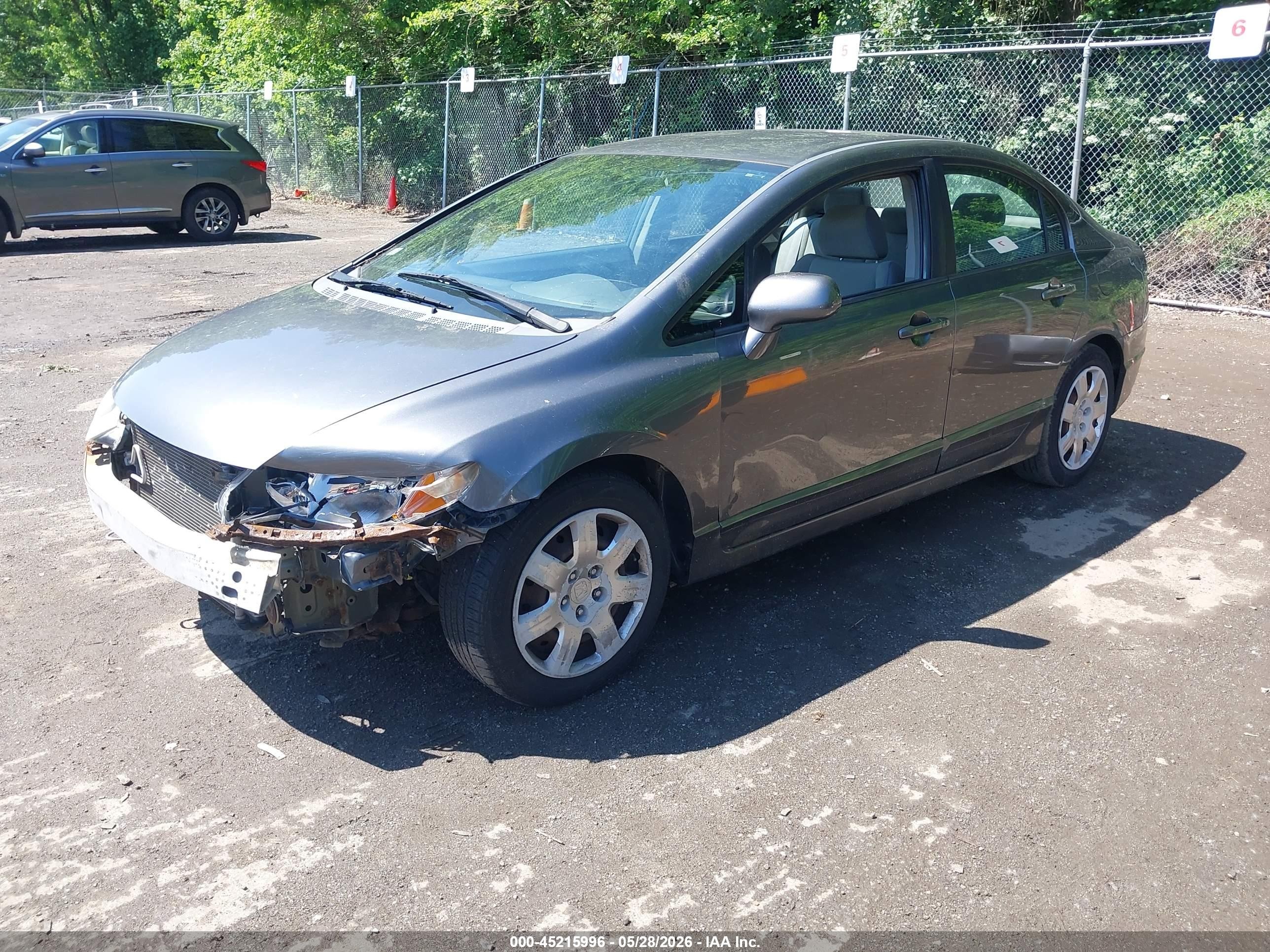 2010 Honda Civic Lx Серый vin: 19XFA1F51AE016264