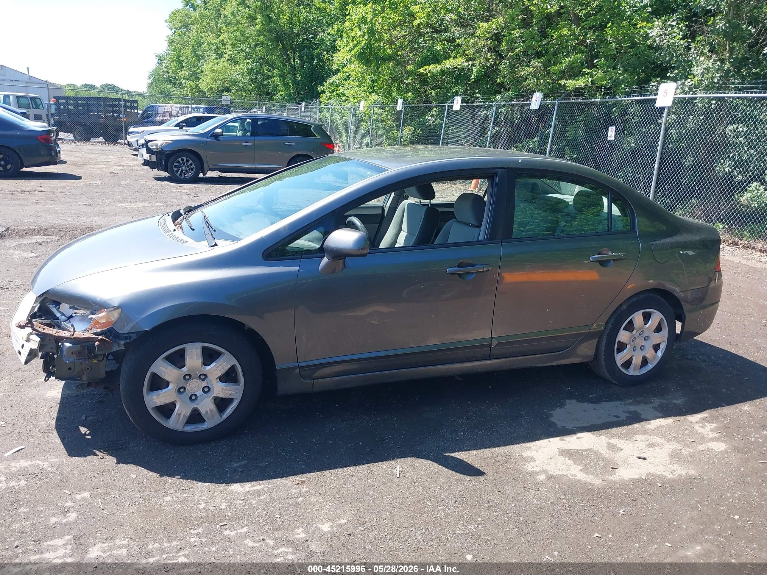 2010 Honda Civic Lx Серый vin: 19XFA1F51AE016264