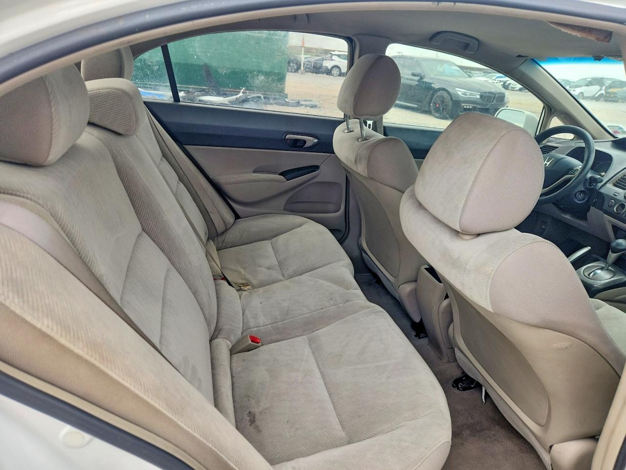 2010 Honda Civic Lx White vin: 19XFA1F51AE020945