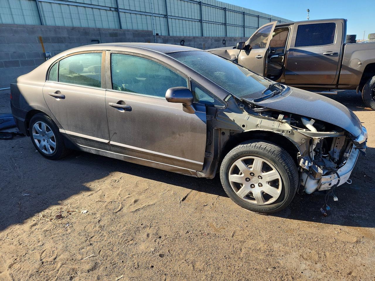 2010 Honda Civic Lx Charcoal vin: 19XFA1F51AE030813