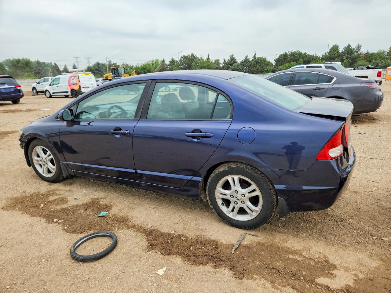 2010 Honda Civic Lx Blue vin: 19XFA1F51AE052729