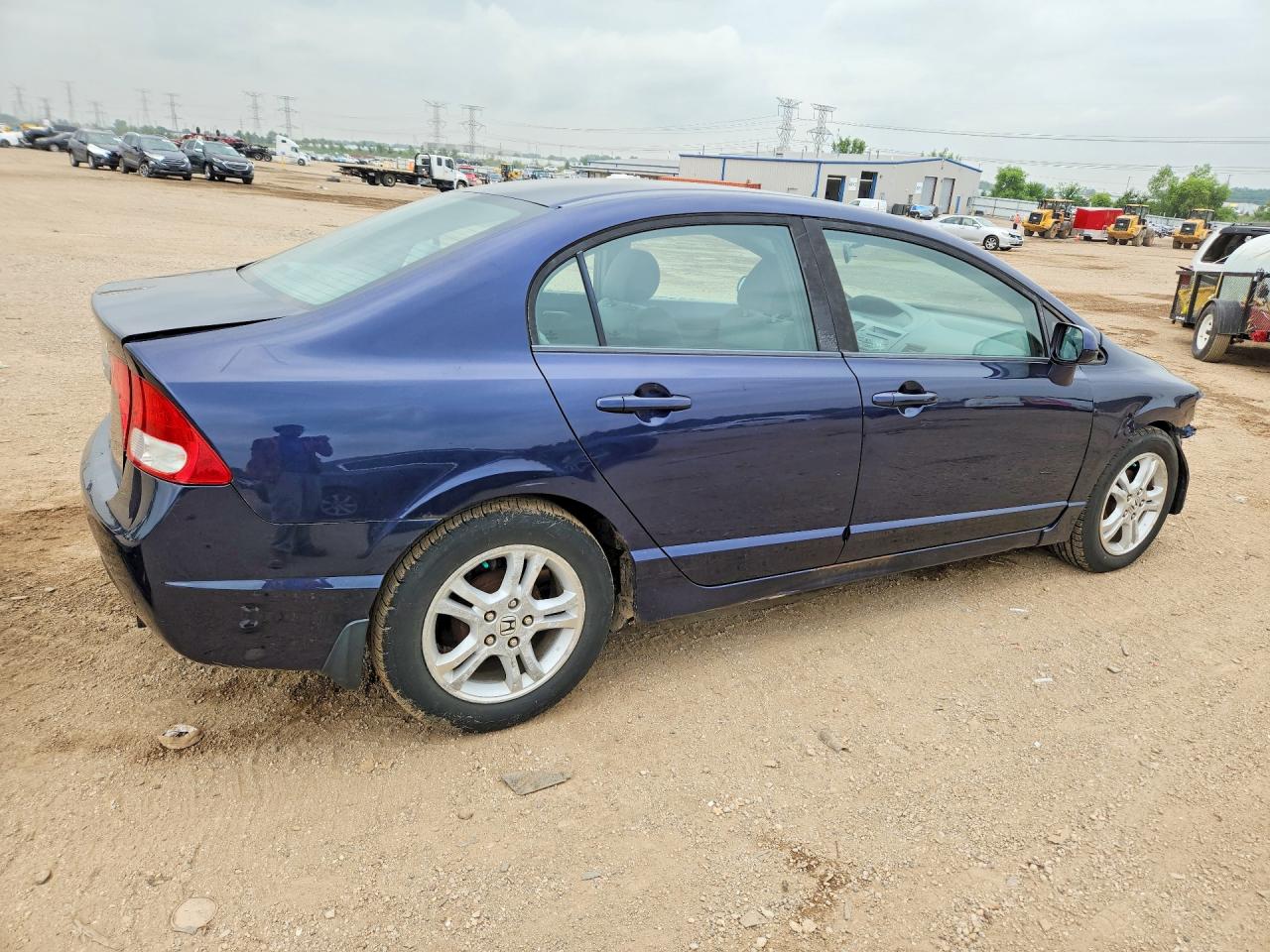 2010 Honda Civic Lx Blue vin: 19XFA1F51AE052729