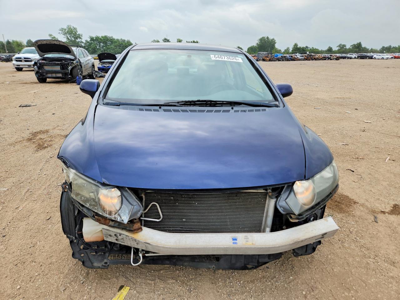 2010 Honda Civic Lx Blue vin: 19XFA1F51AE052729