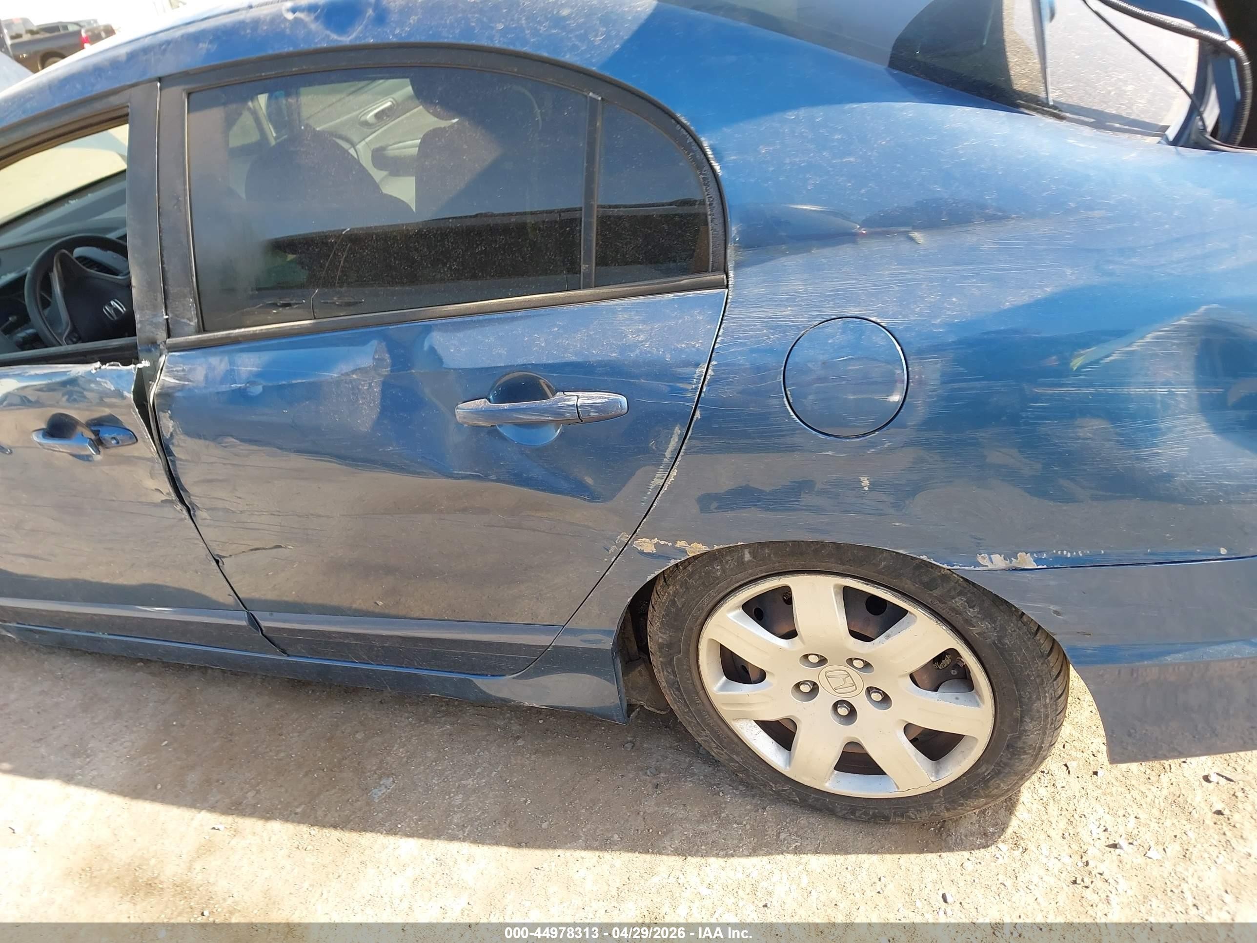 2010 Honda Civic Lx Blue vin: 19XFA1F51AE058157