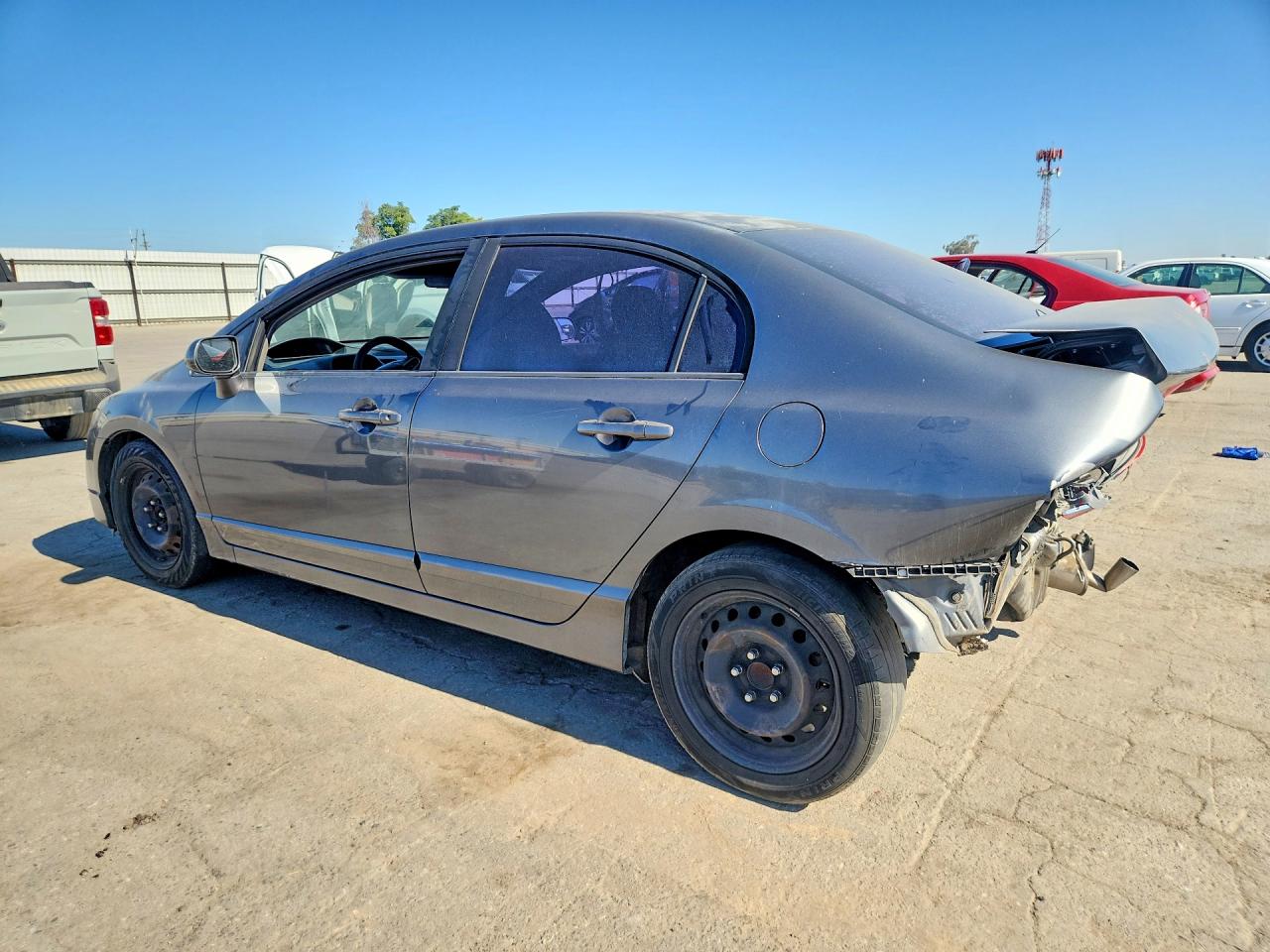 2010 Honda Civic Lx Gray vin: 19XFA1F51AE067277