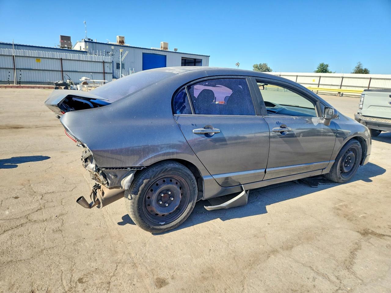 2010 Honda Civic Lx Gray vin: 19XFA1F51AE067277