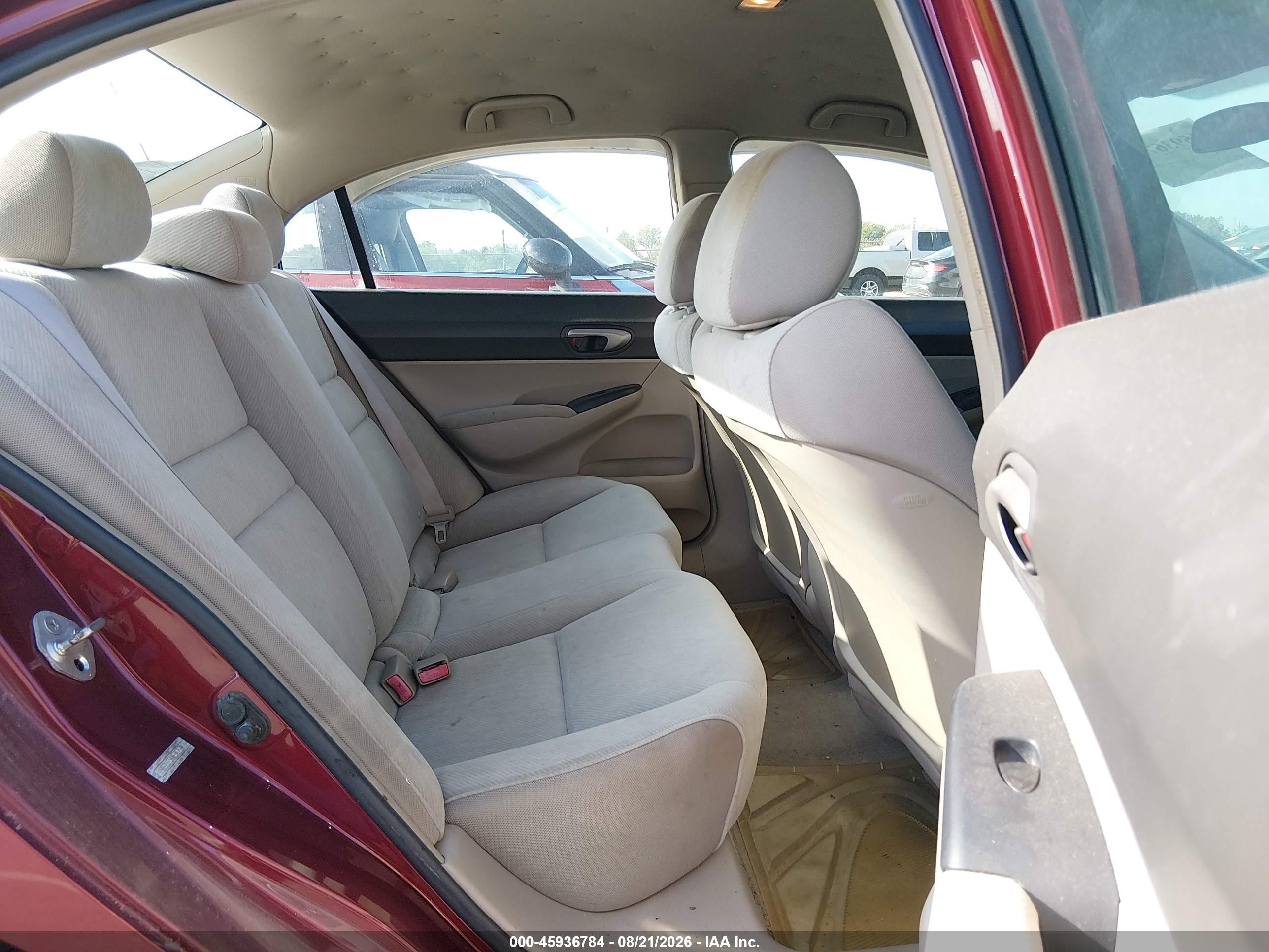 2010 Honda Civic Lx Red vin: 19XFA1F51AE067909