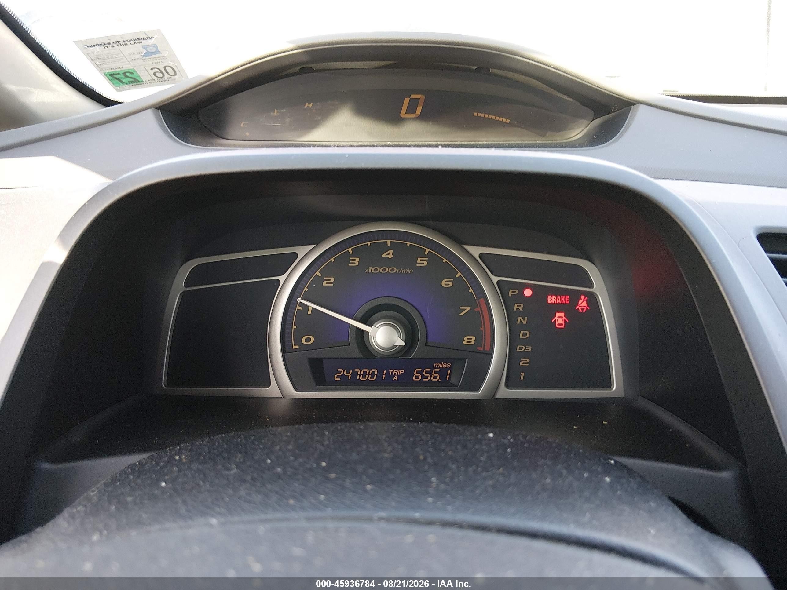 2010 Honda Civic Lx Red vin: 19XFA1F51AE067909
