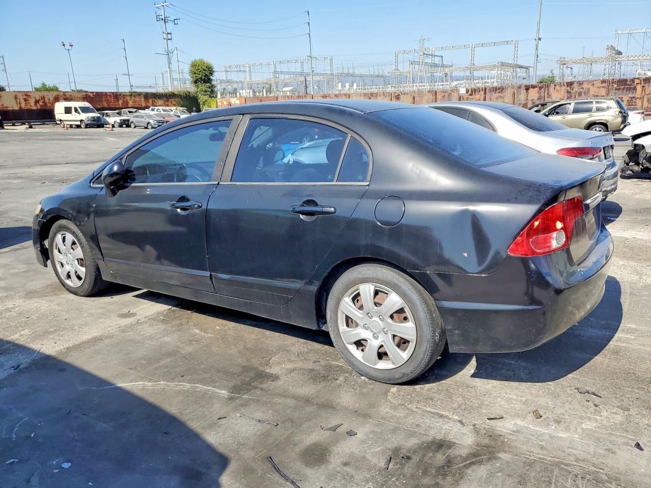 2010 Honda Civic Lx Black vin: 19XFA1F51AE076450