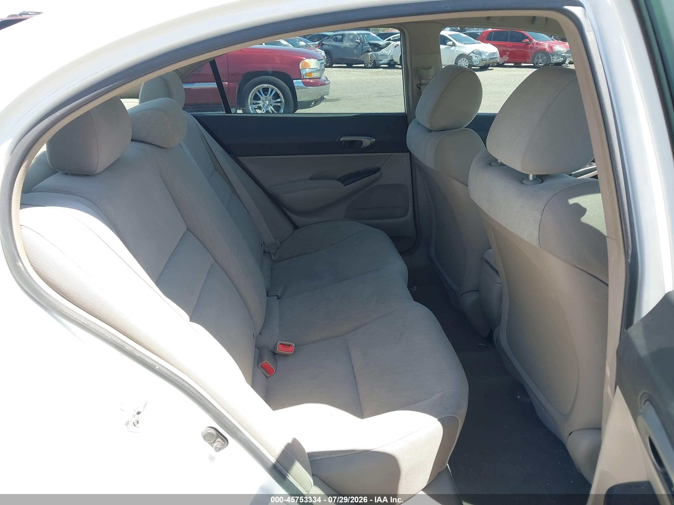 2010 Honda Civic Lx White vin: 19XFA1F51AE076917