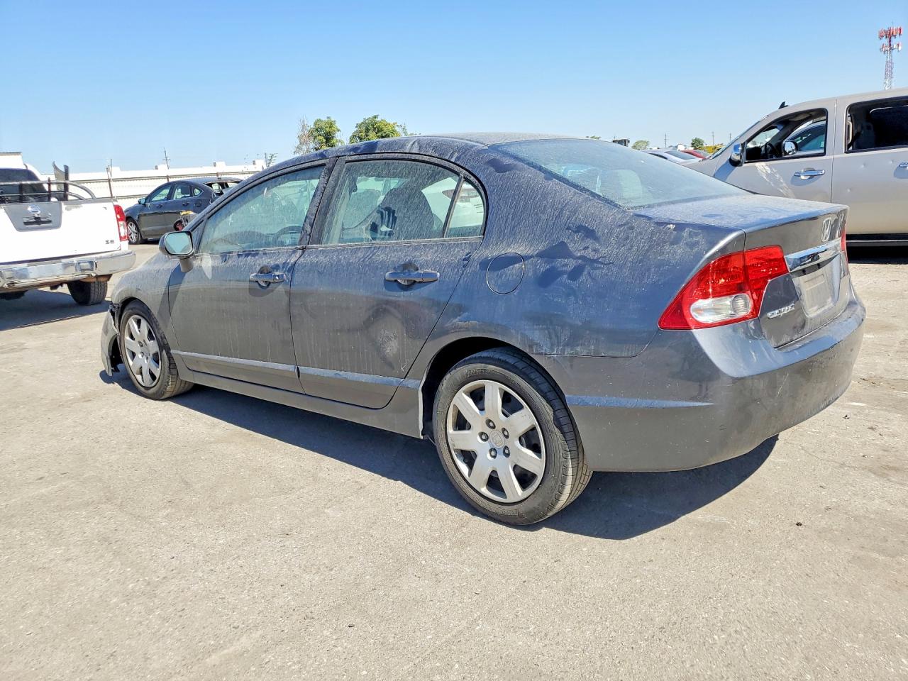 2010 Honda Civic Lx Charcoal vin: 19XFA1F51AE077243