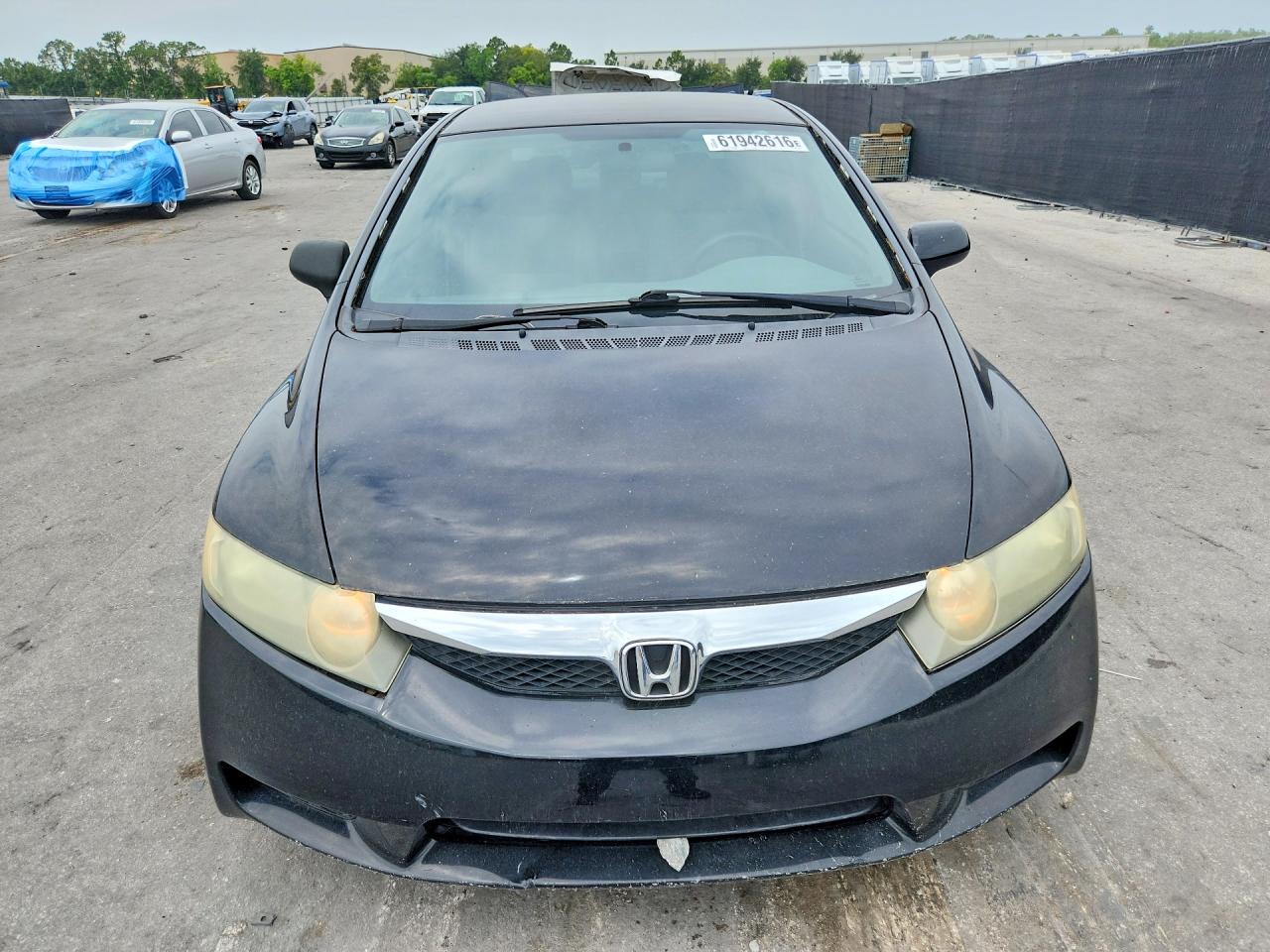 2011 Honda Civic Lx Black vin: 19XFA1F51BE001491