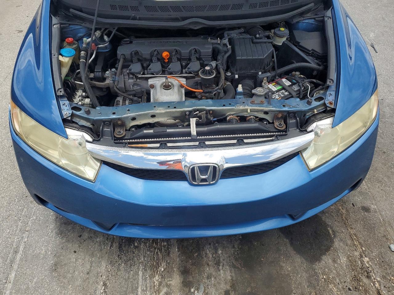 2011 Honda Civic Lx Blue vin: 19XFA1F51BE025502