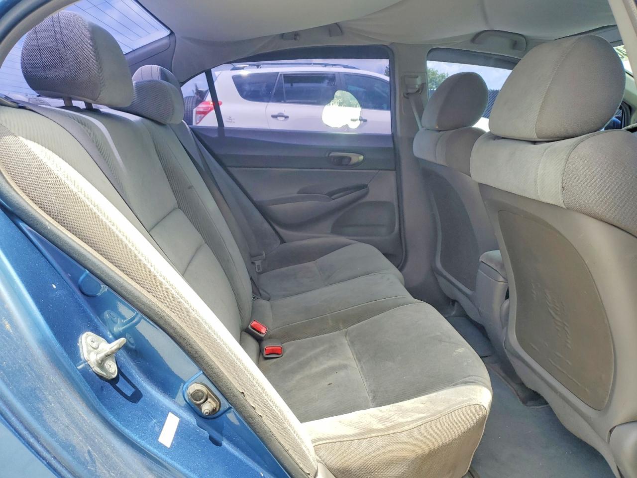2011 Honda Civic Lx Blue vin: 19XFA1F51BE025502