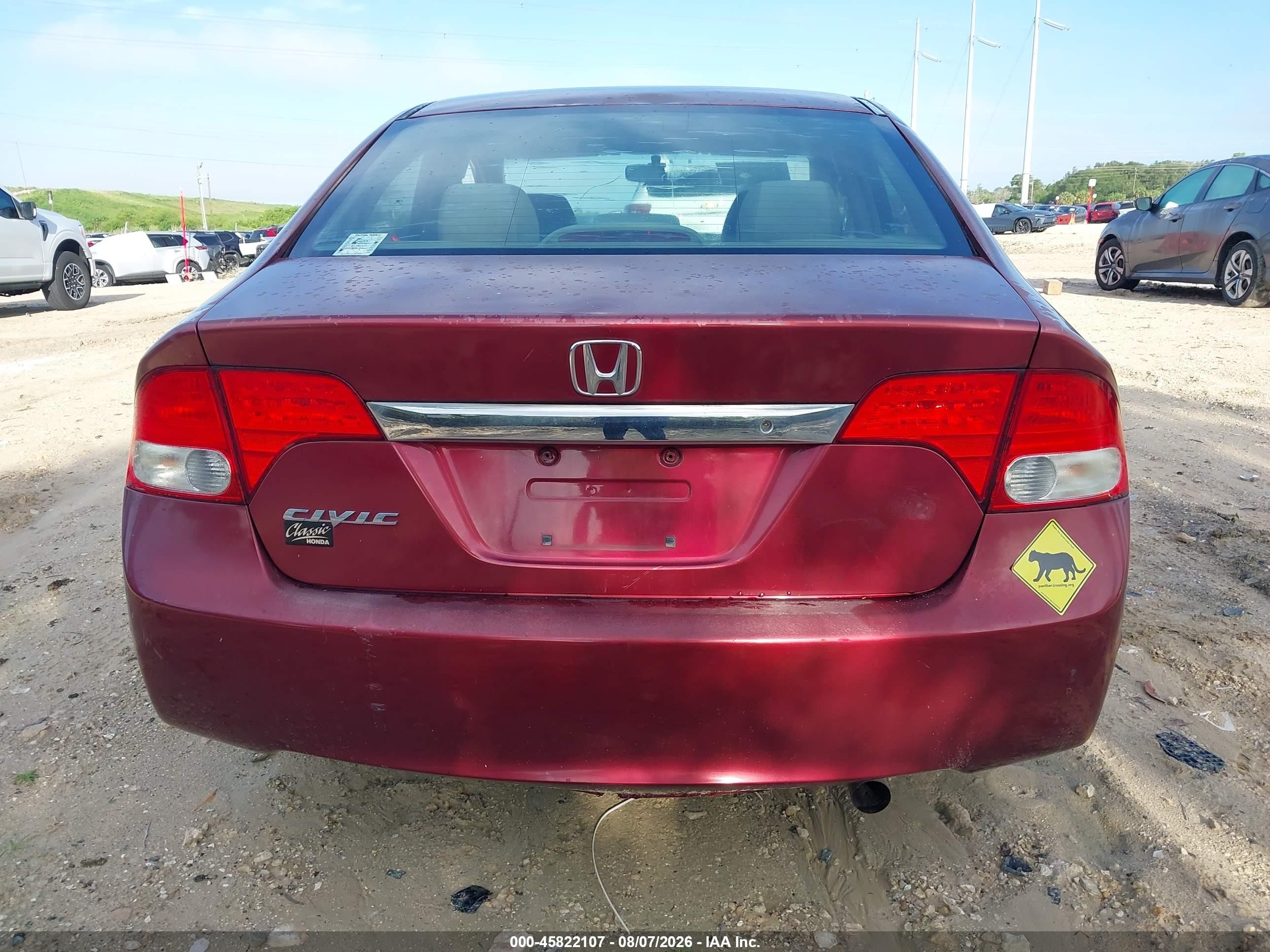 2011 Honda Civic Lx Red vin: 19XFA1F51BE025757