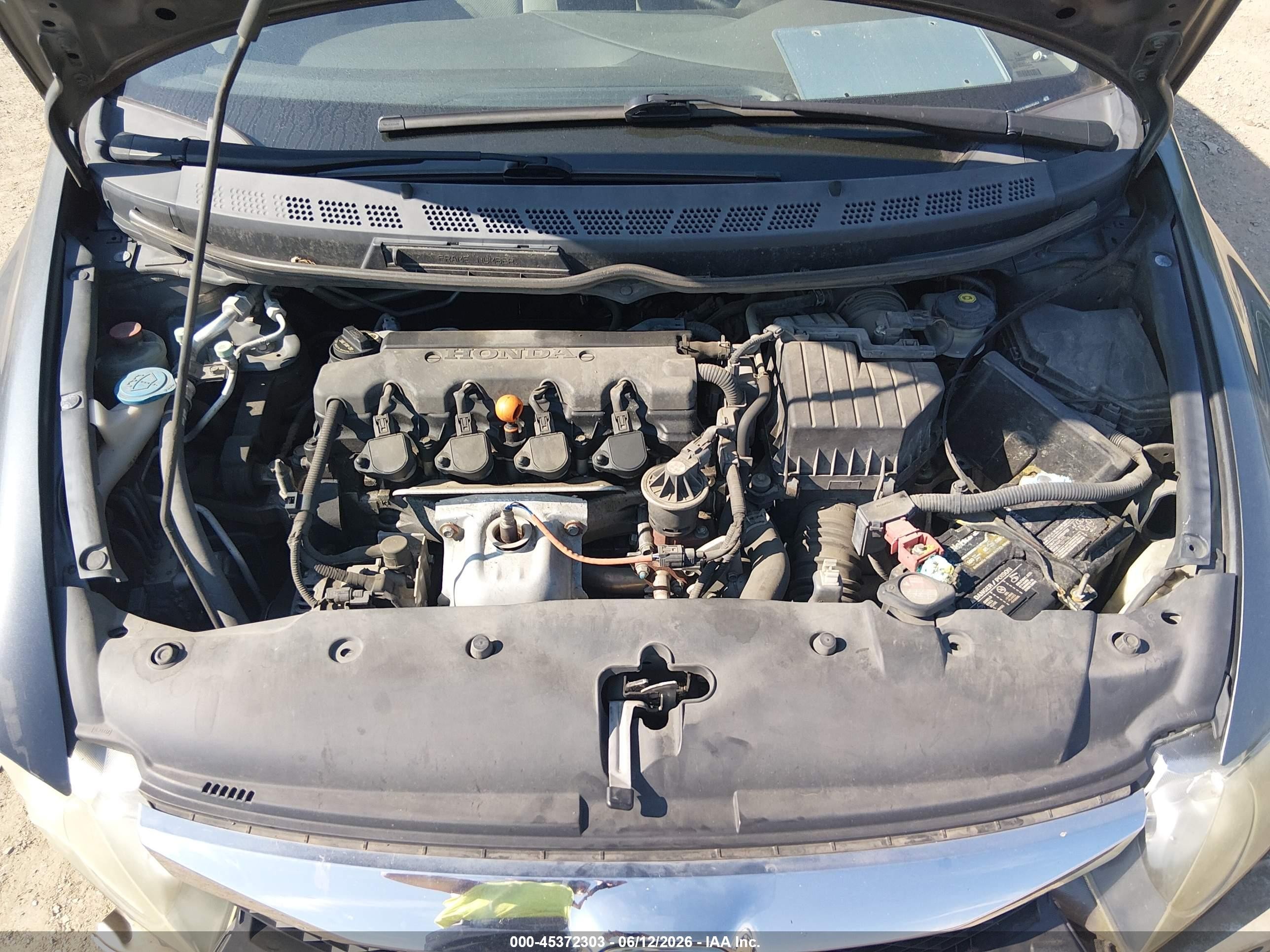 2011 Honda Civic Lx Gray vin: 19XFA1F51BE030263