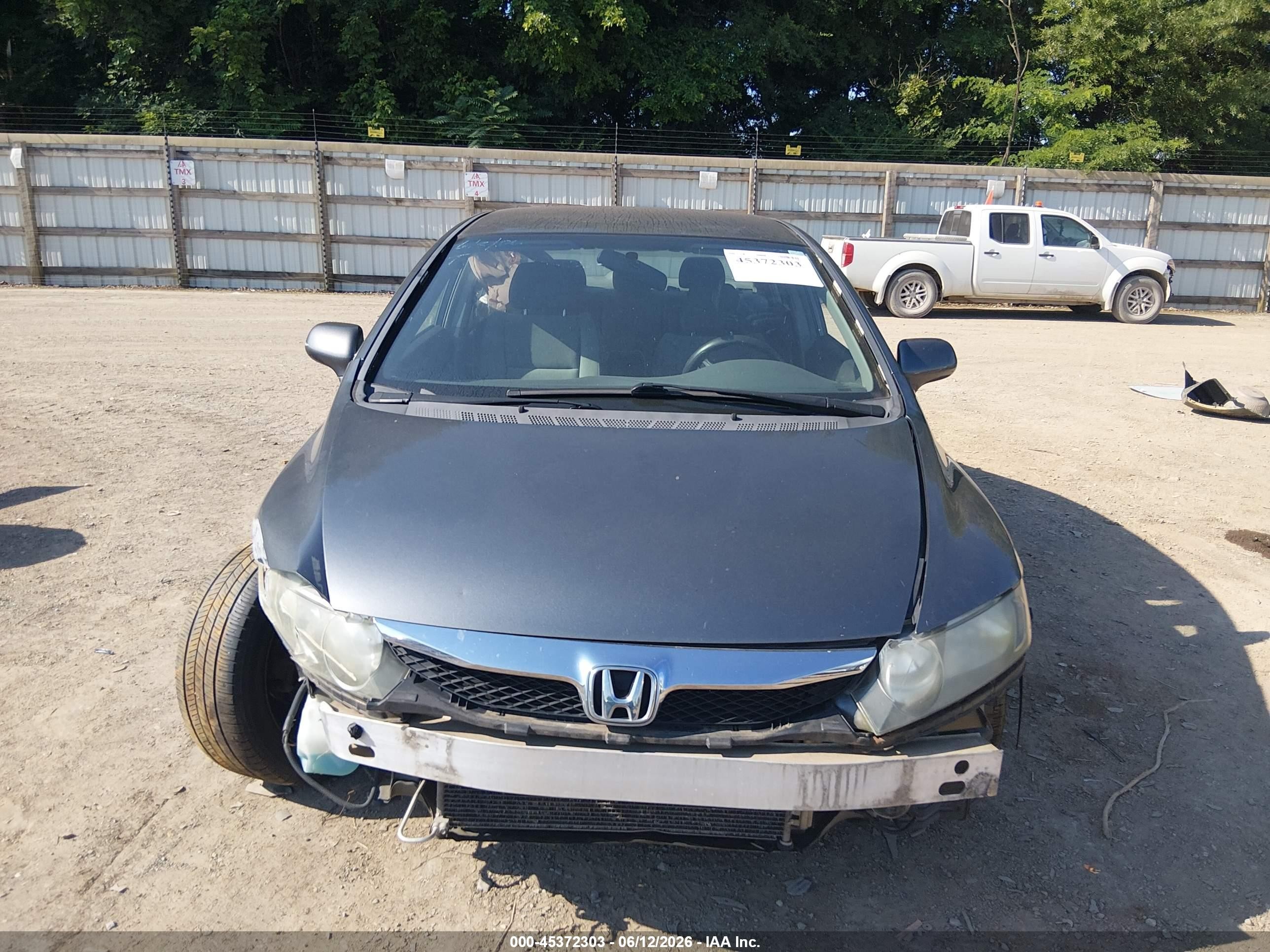 2011 Honda Civic Lx Gray vin: 19XFA1F51BE030263