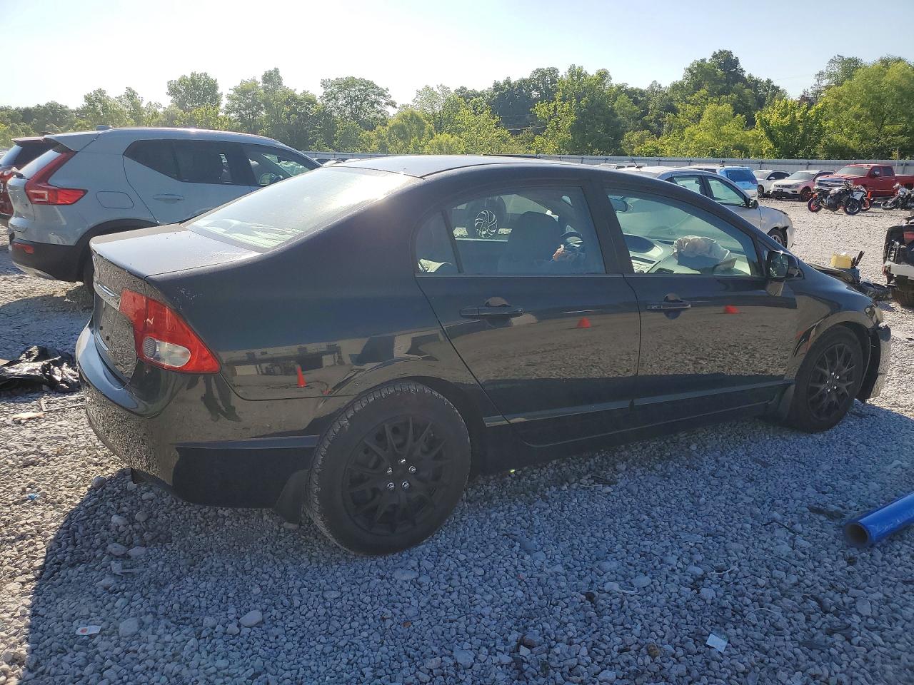 2010 Honda Civic Lx Black vin: 19XFA1F52AE003300