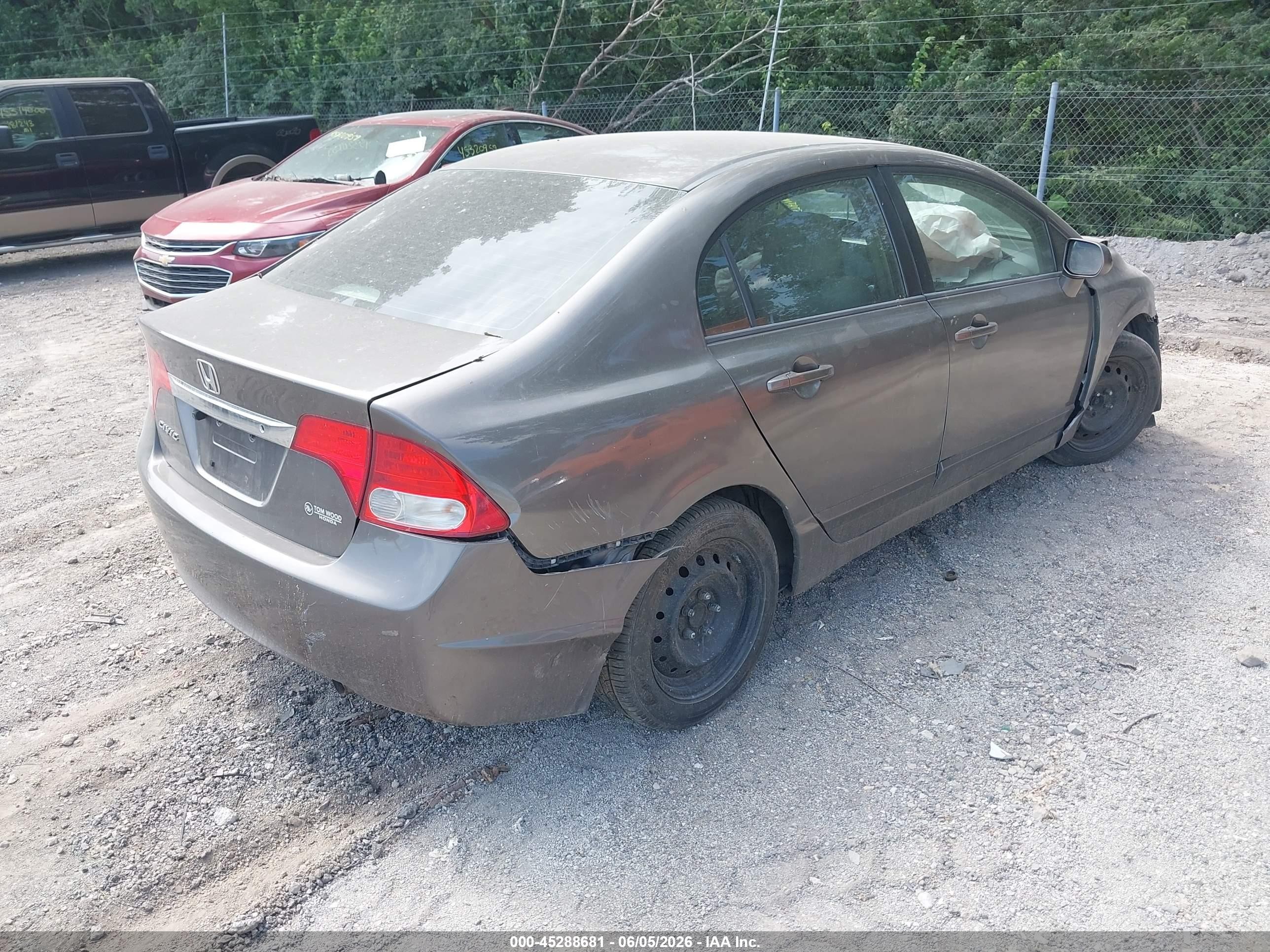 2010 Honda Civic Lx Gray vin: 19XFA1F52AE018623