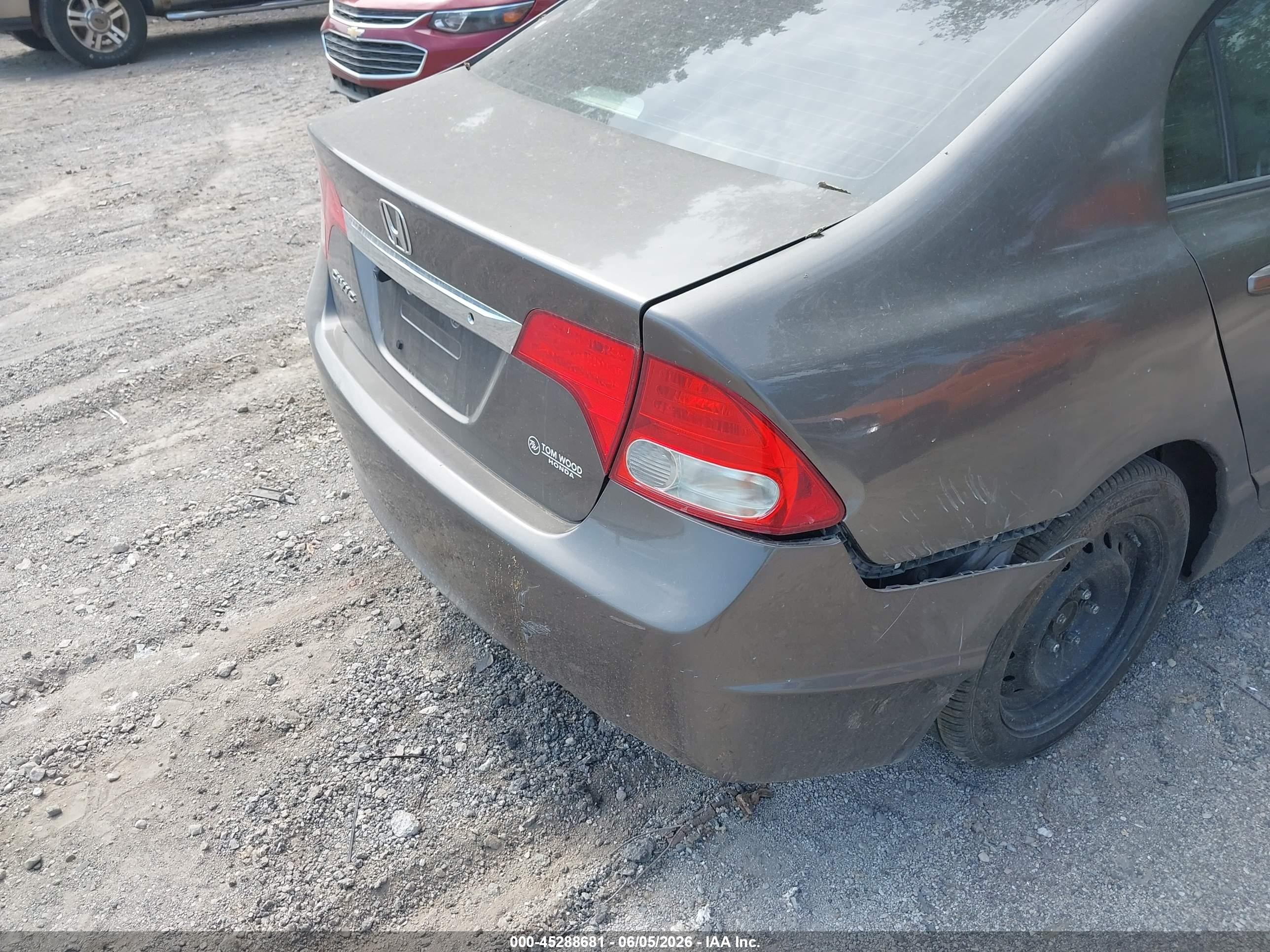 2010 Honda Civic Lx Gray vin: 19XFA1F52AE018623