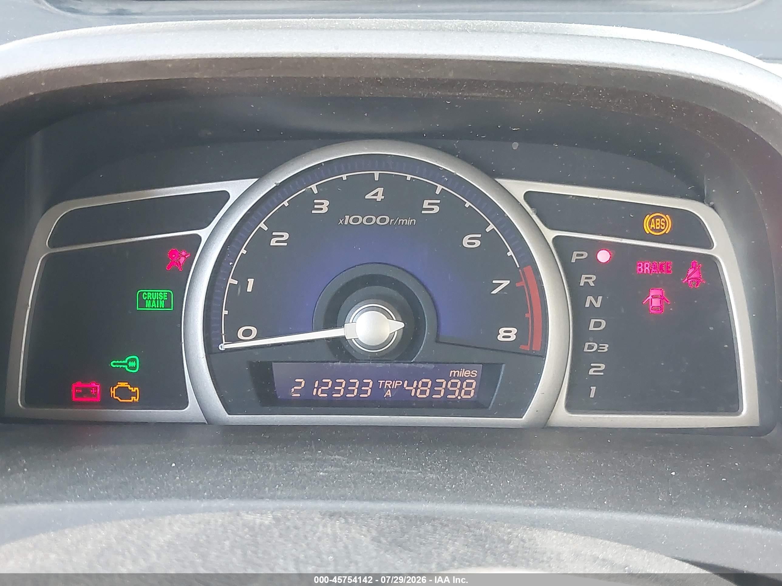 2010 Honda Civic Lx Gray vin: 19XFA1F52AE028391