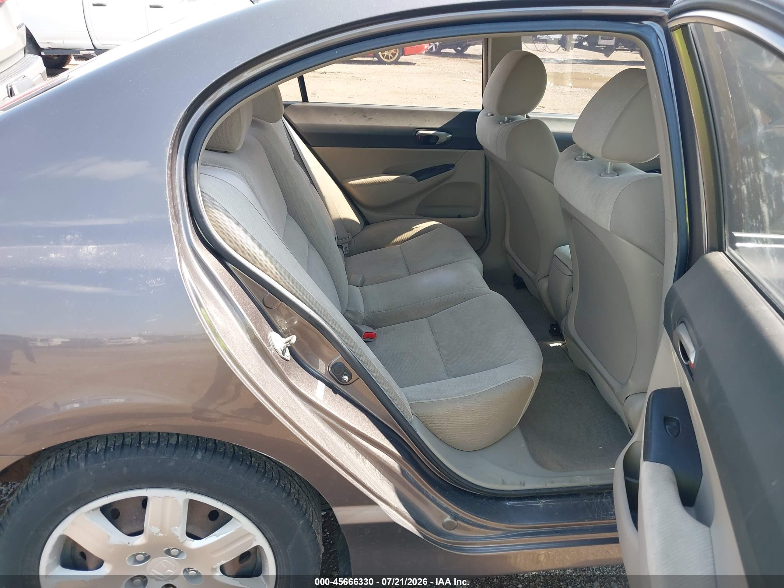 2010 Honda Civic Lx Champagne vin: 19XFA1F52AE036684