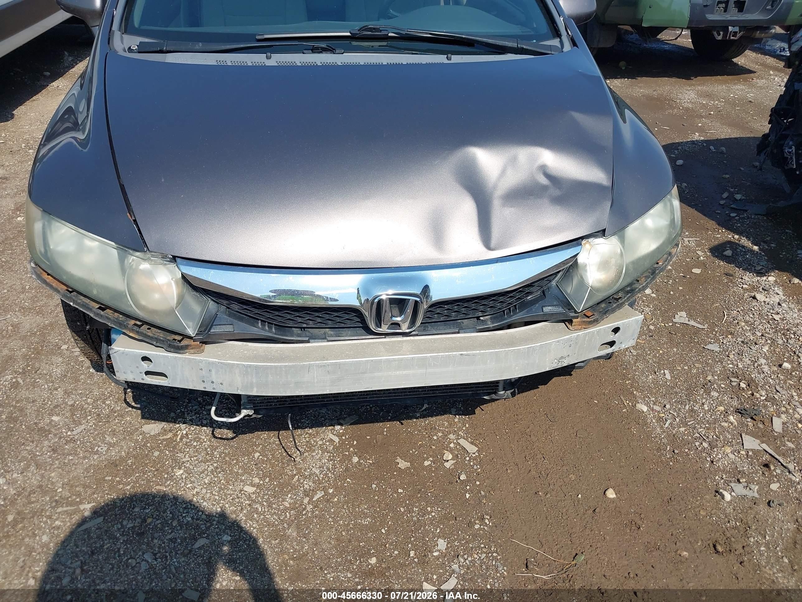 2010 Honda Civic Lx Champagne vin: 19XFA1F52AE036684