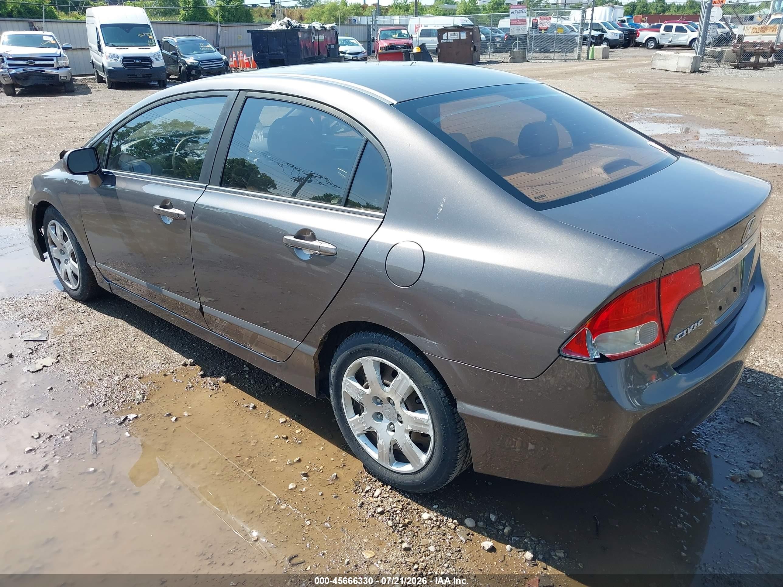 2010 Honda Civic Lx Champagne vin: 19XFA1F52AE036684