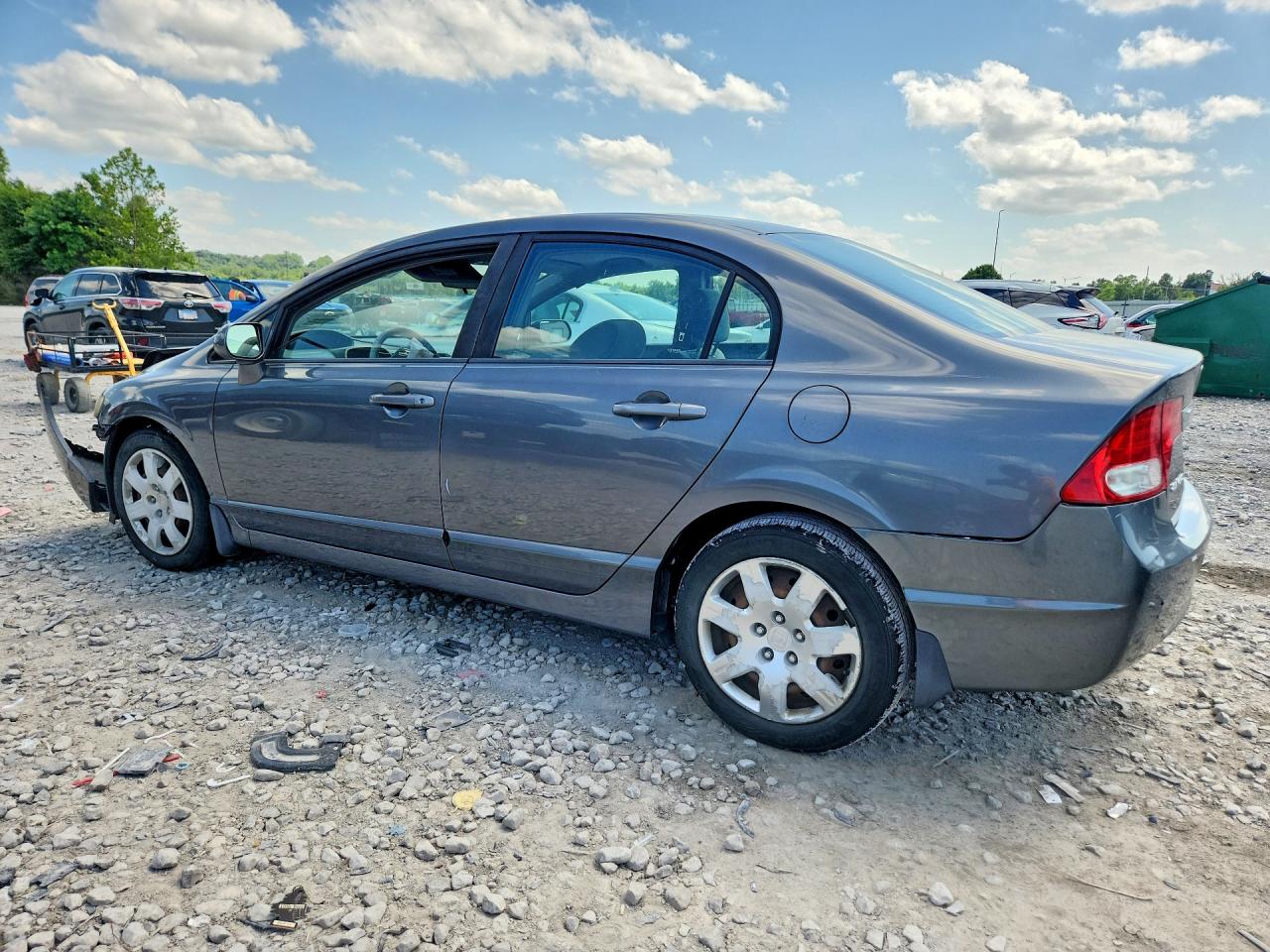 2010 Honda Civic Lx Gray vin: 19XFA1F52AE046504