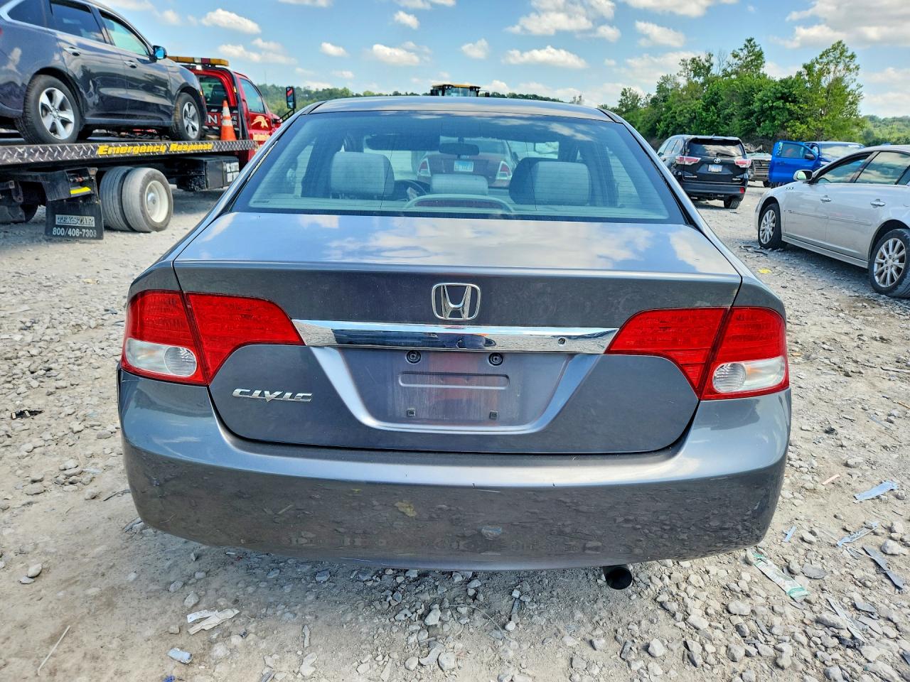 2010 Honda Civic Lx Gray vin: 19XFA1F52AE046504