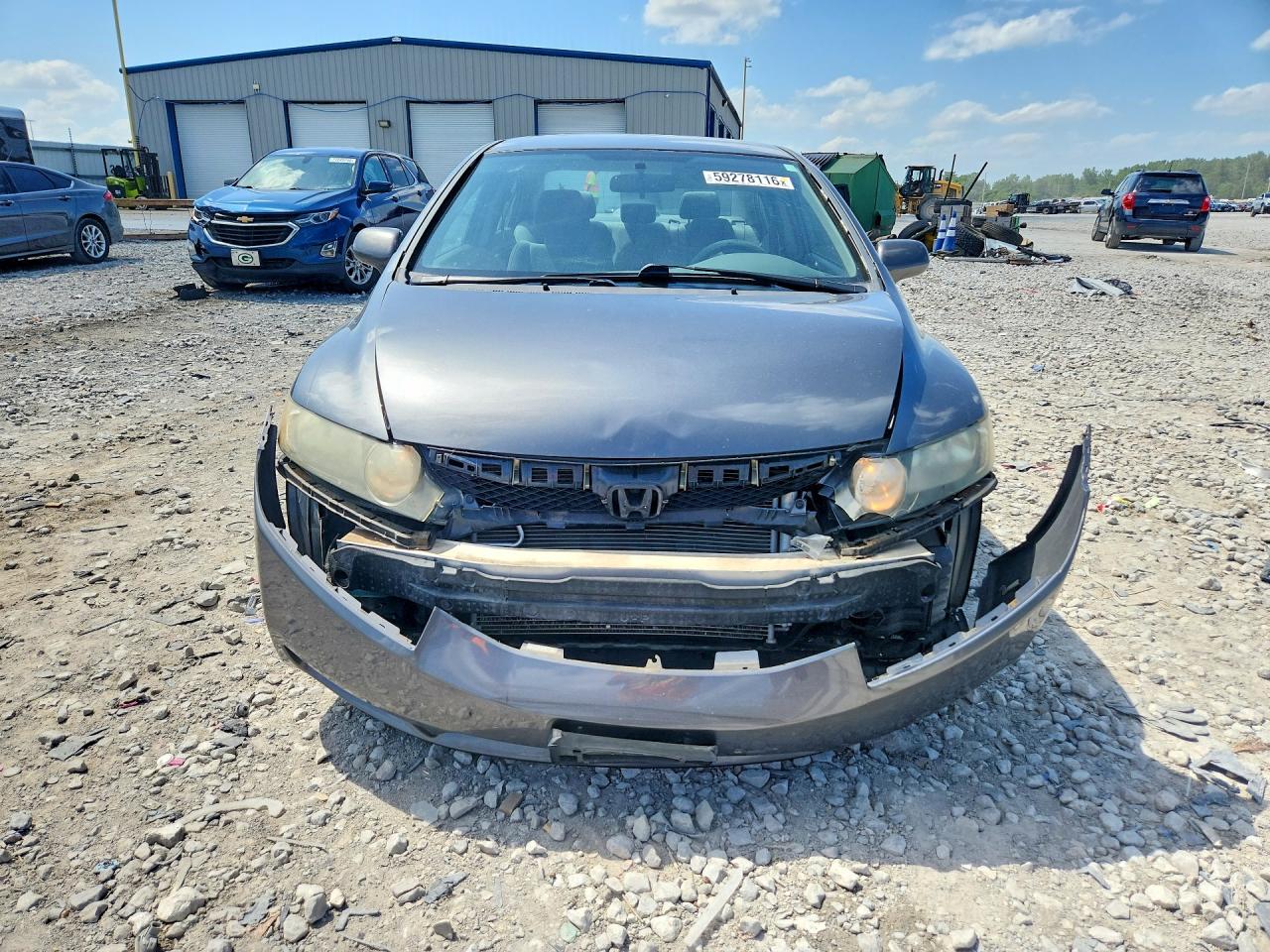 2010 Honda Civic Lx Gray vin: 19XFA1F52AE046504