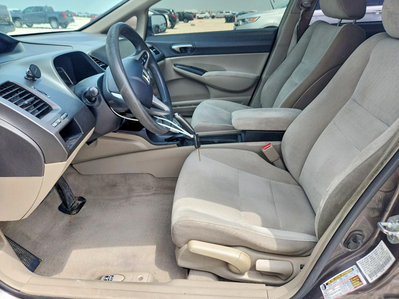 2010 Honda Civic Lx Gray vin: 19XFA1F52AE055235