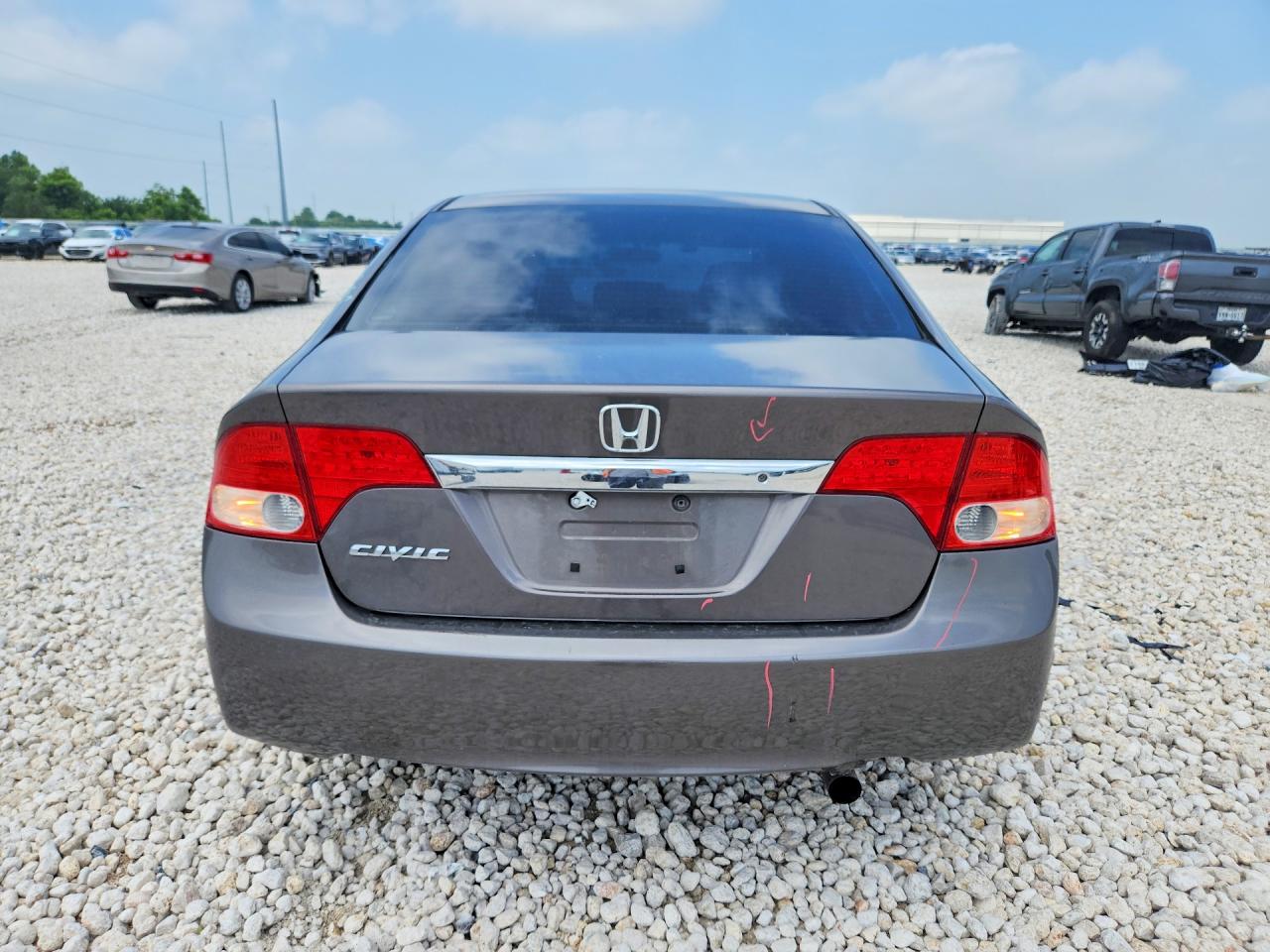 2010 Honda Civic Lx Gray vin: 19XFA1F52AE055235